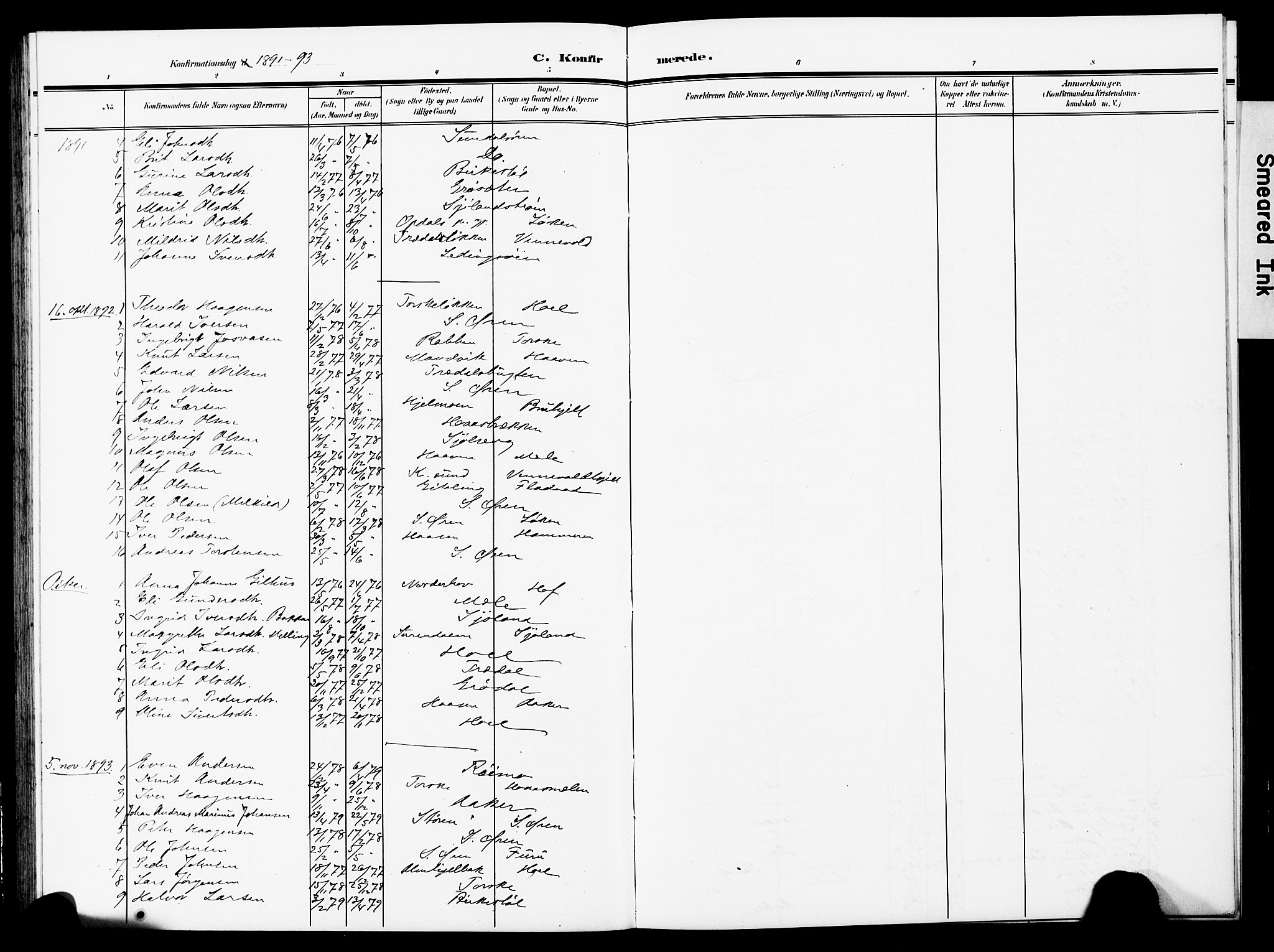 Ministerialprotokoller, klokkerbøker og fødselsregistre - Møre og Romsdal, AV/SAT-A-1454/590/L1017: Parish register (copy) no. 590C02, 1869-1931