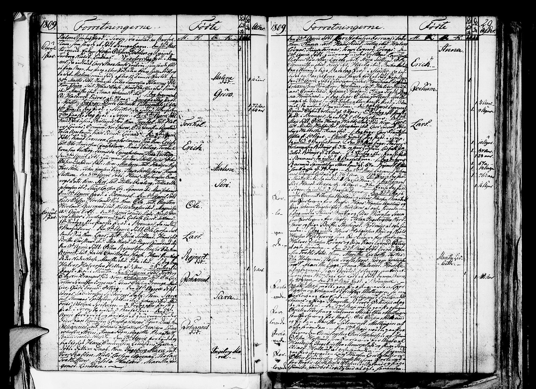 Finnås sokneprestembete, AV/SAB-A-99925/H/Ha/Haa/Haaa/L0004: Parish register (official) no. A 4, 1804-1830, p. 29