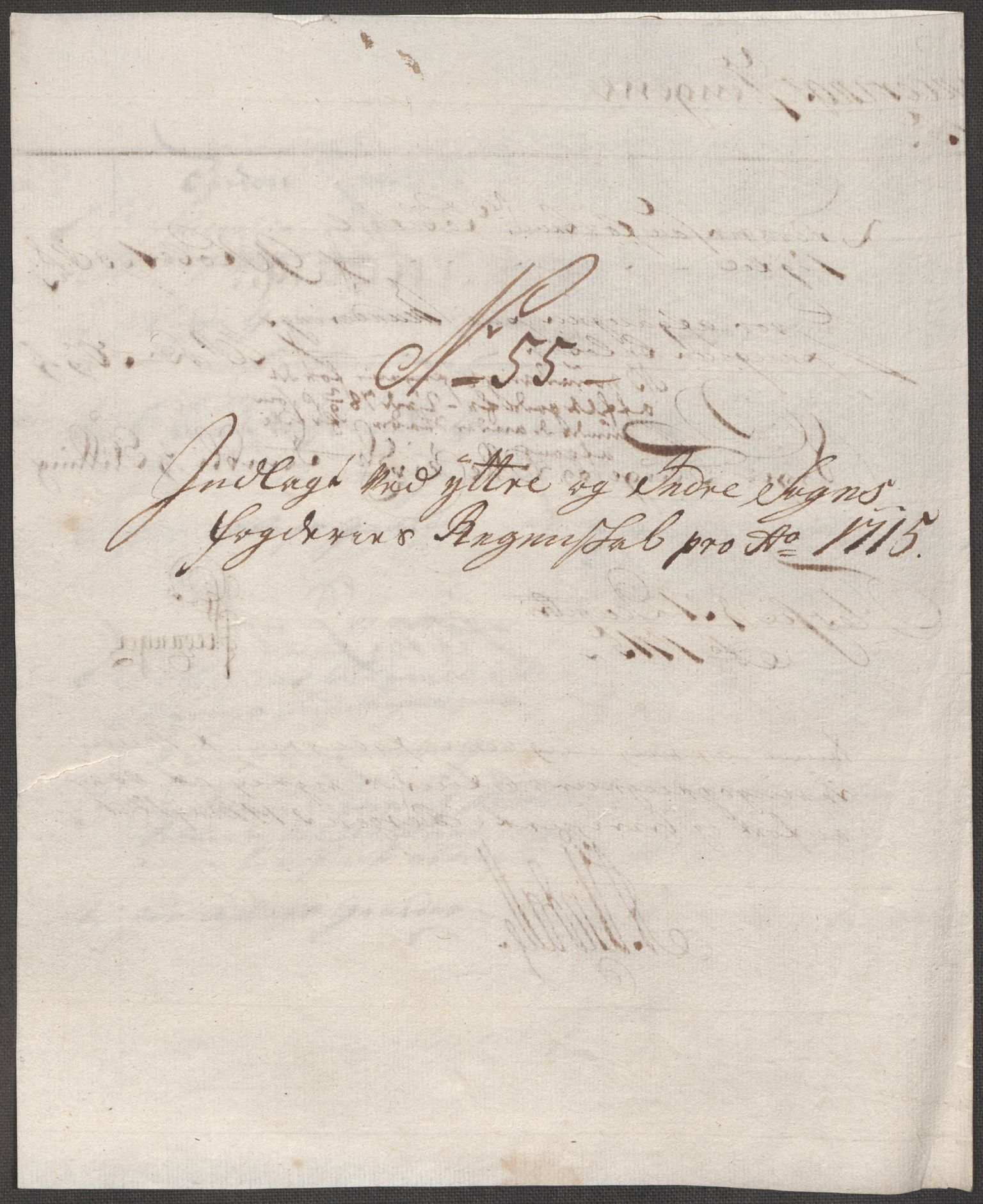 Rentekammeret inntil 1814, Reviderte regnskaper, Fogderegnskap, AV/RA-EA-4092/R52/L3320: Fogderegnskap Sogn, 1715-1716, p. 265