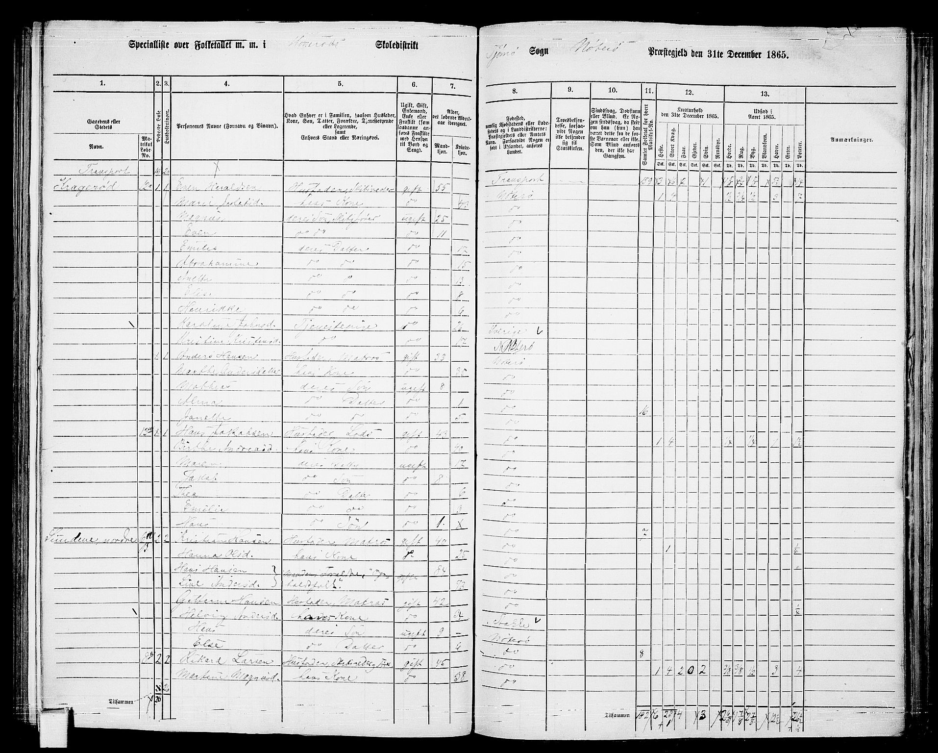 RA, 1865 census for Nøtterøy, 1865, p. 209