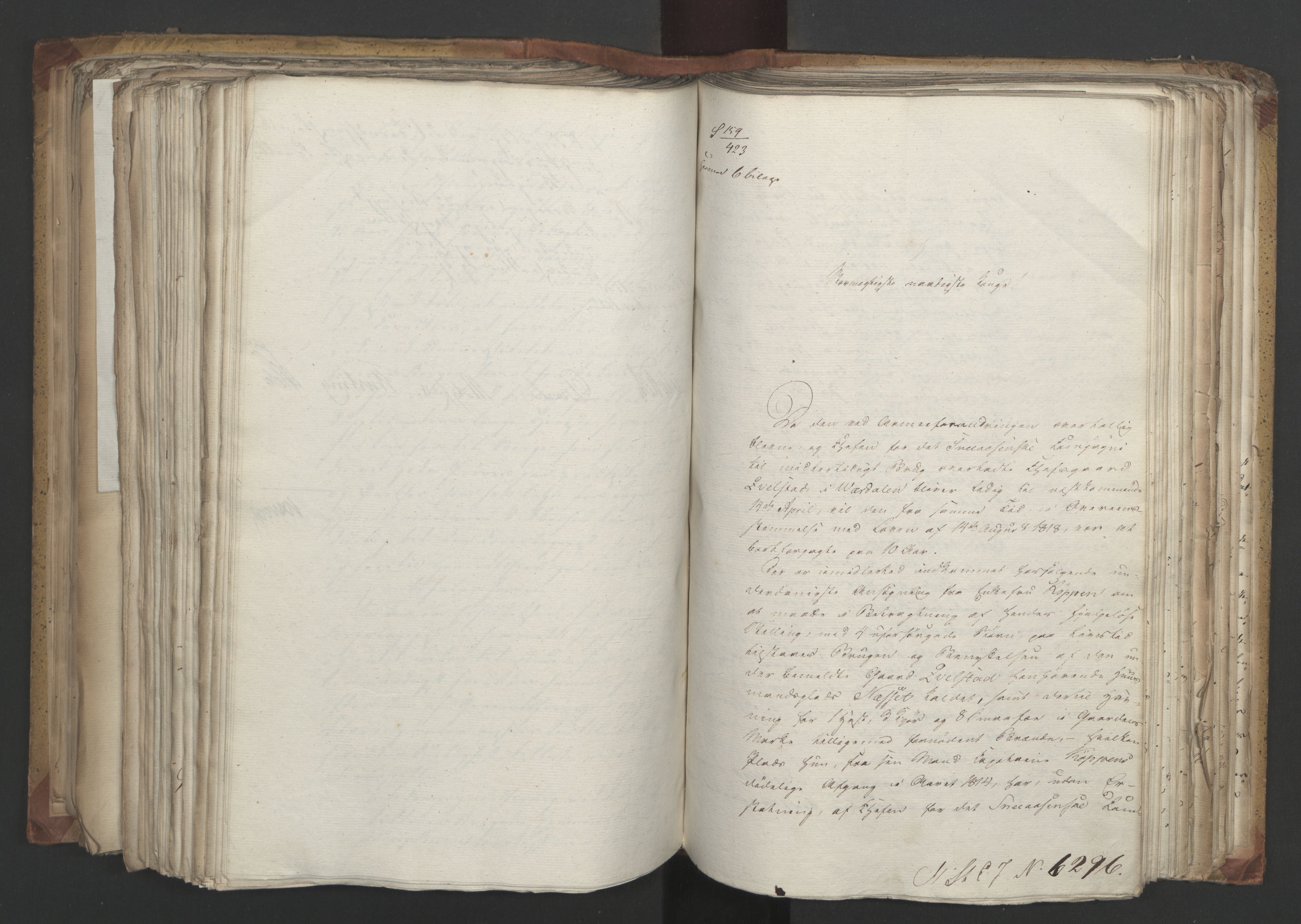 Statsrådsavdelingen i Stockholm, AV/RA-S-1003/D/Da/L0032: Regjeringsinnstillinger nr. 6140-6355, 1822, p. 369