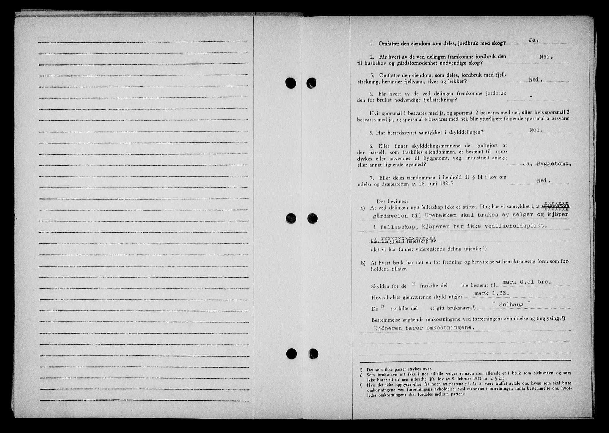 Mandal sorenskriveri, SAK/1221-0005/001/G/Gb/Gba/L0087: Mortgage book no. A-24, 1953-1953, Diary no: : 1053/1953