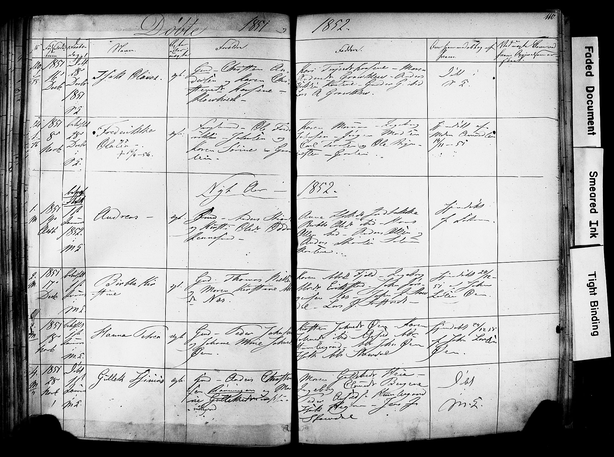 Solum kirkebøker, SAKO/A-306/F/Fa/L0006: Parish register (official) no. I 6, 1844-1855, p. 110