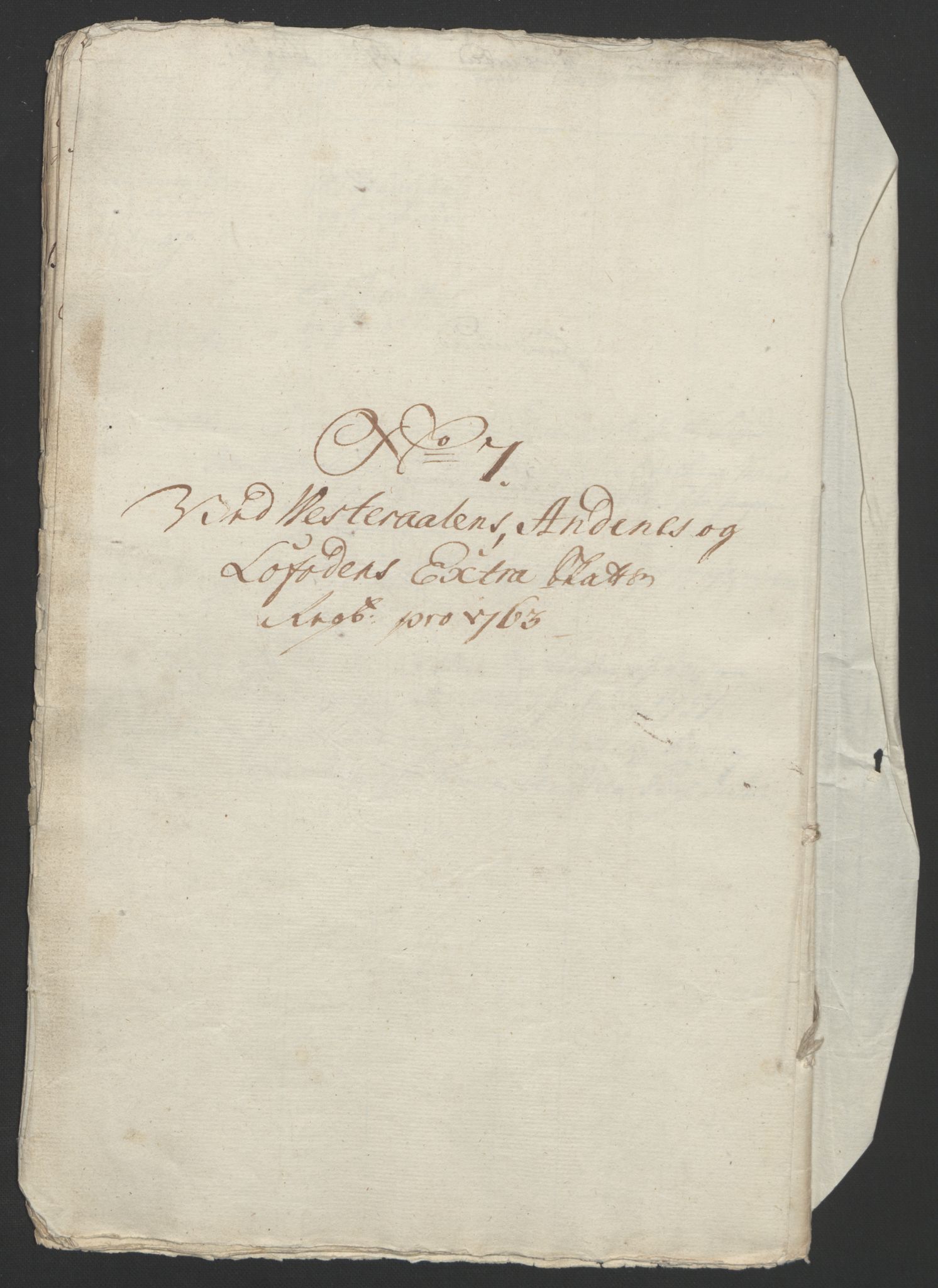 Rentekammeret inntil 1814, Reviderte regnskaper, Fogderegnskap, RA/EA-4092/R67/L4747: Ekstraskatten Vesterålen, Andenes og Lofoten, 1762-1766, p. 149