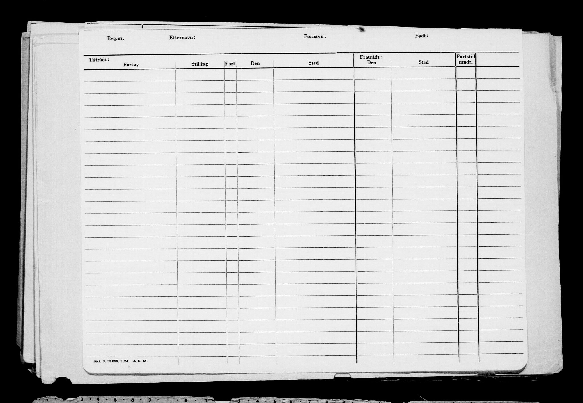 Direktoratet for sjømenn, AV/RA-S-3545/G/Gb/L0207: Hovedkort, 1922, p. 14