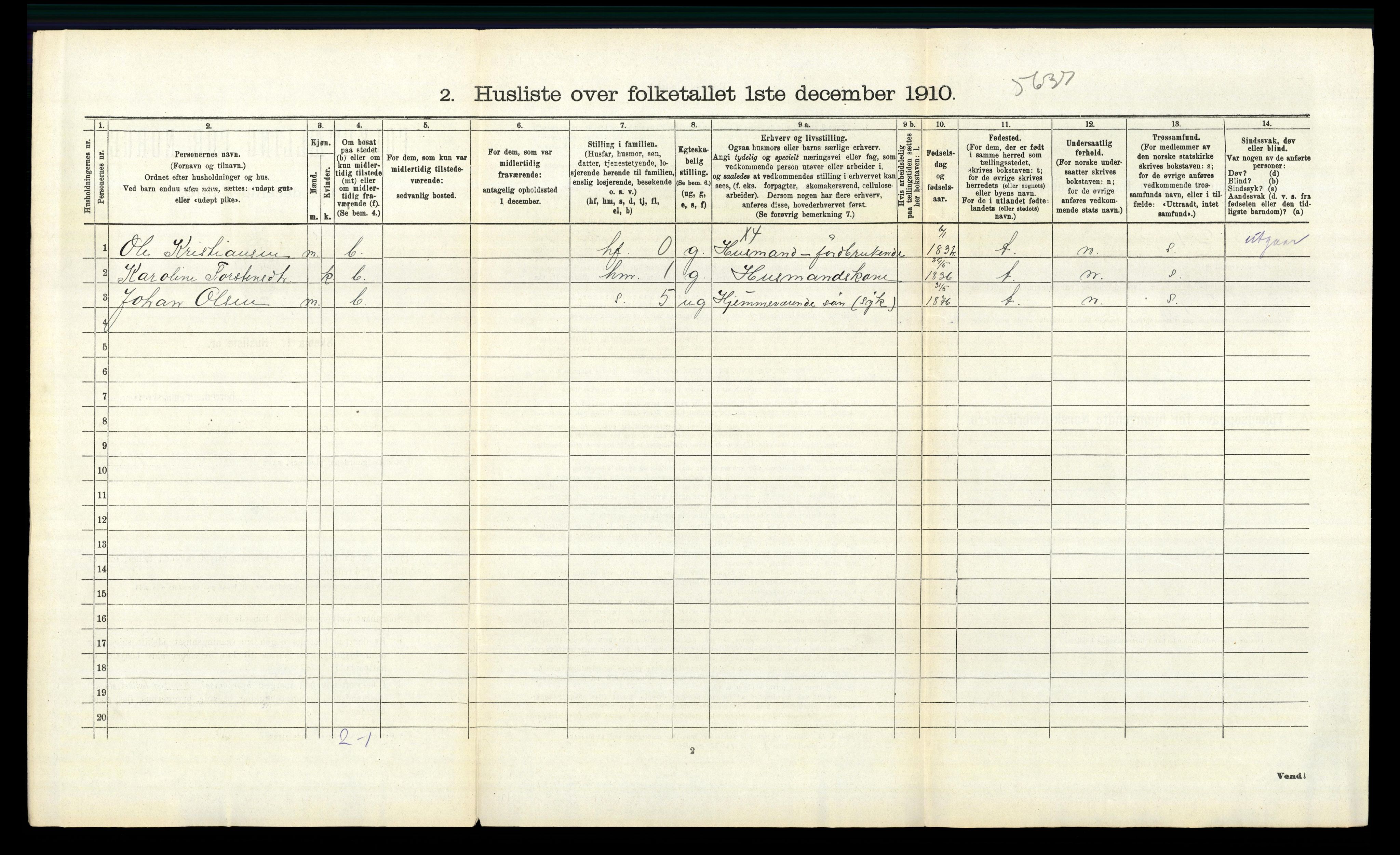 RA, 1910 census for Høland, 1910, p. 510