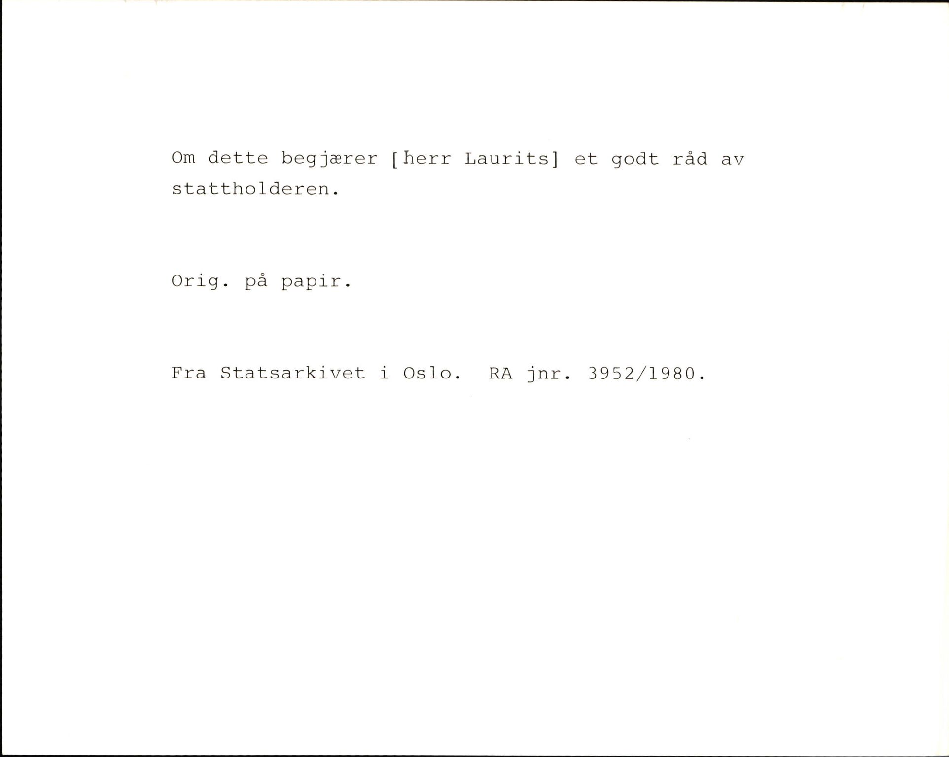 Riksarkivets diplomsamling, AV/RA-EA-5965/F35/F35k/L0002: Regestsedler: Prestearkiver fra Hedmark, Oppland, Buskerud og Vestfold, p. 728