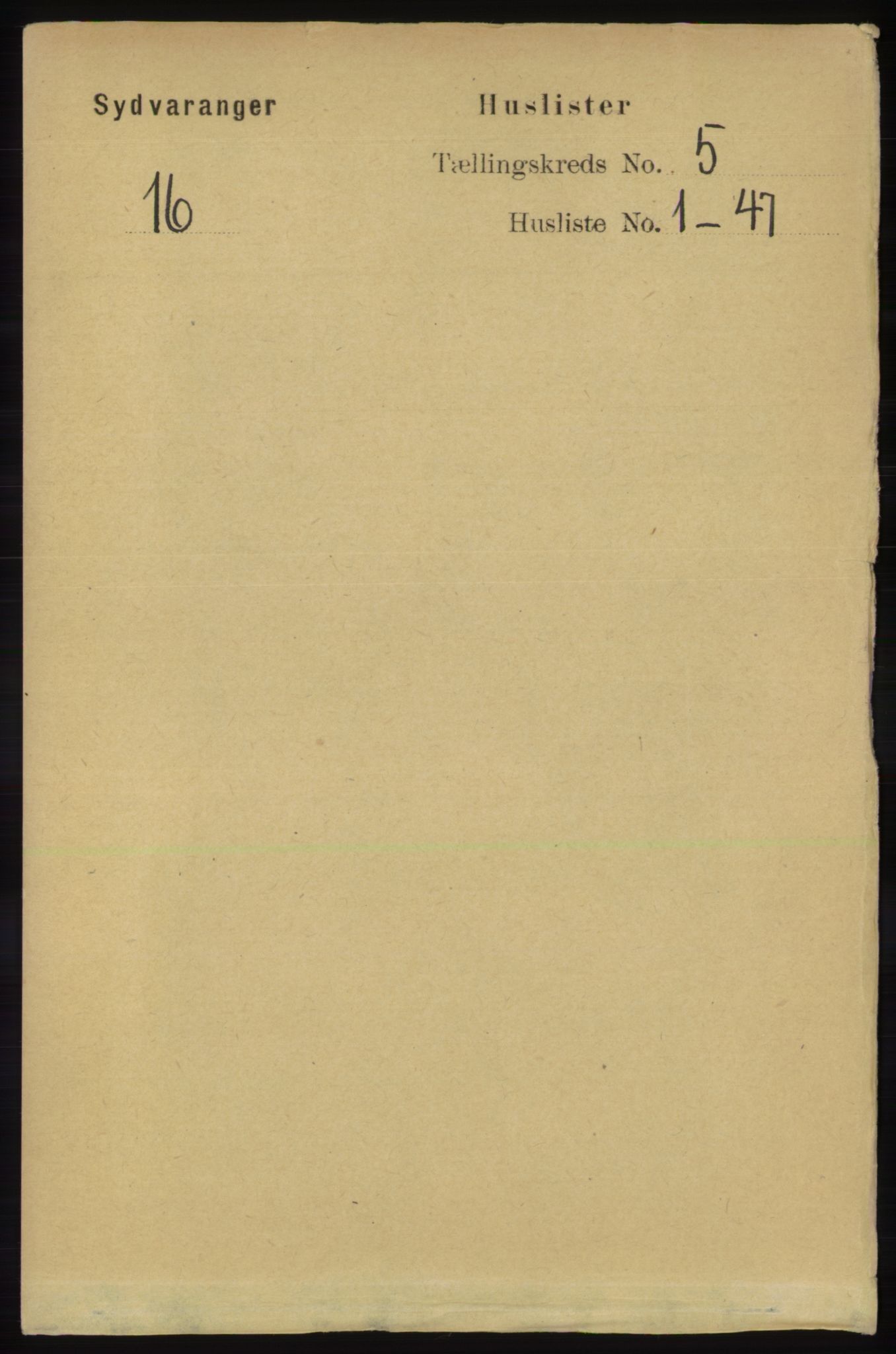 RA, 1891 census for 2030 Sør-Varanger, 1891, p. 1519