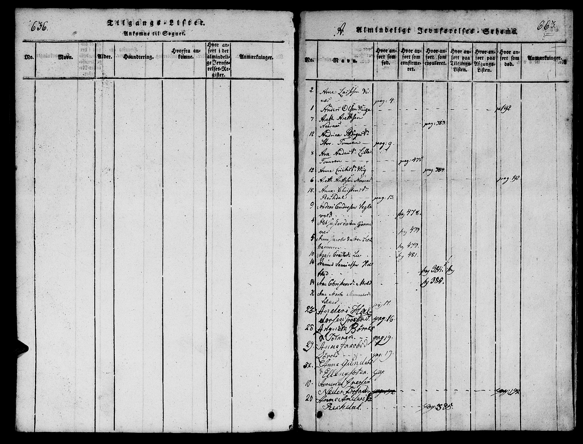 Ministerialprotokoller, klokkerbøker og fødselsregistre - Møre og Romsdal, SAT/A-1454/539/L0528: Parish register (official) no. 539A01, 1818-1847, p. 663