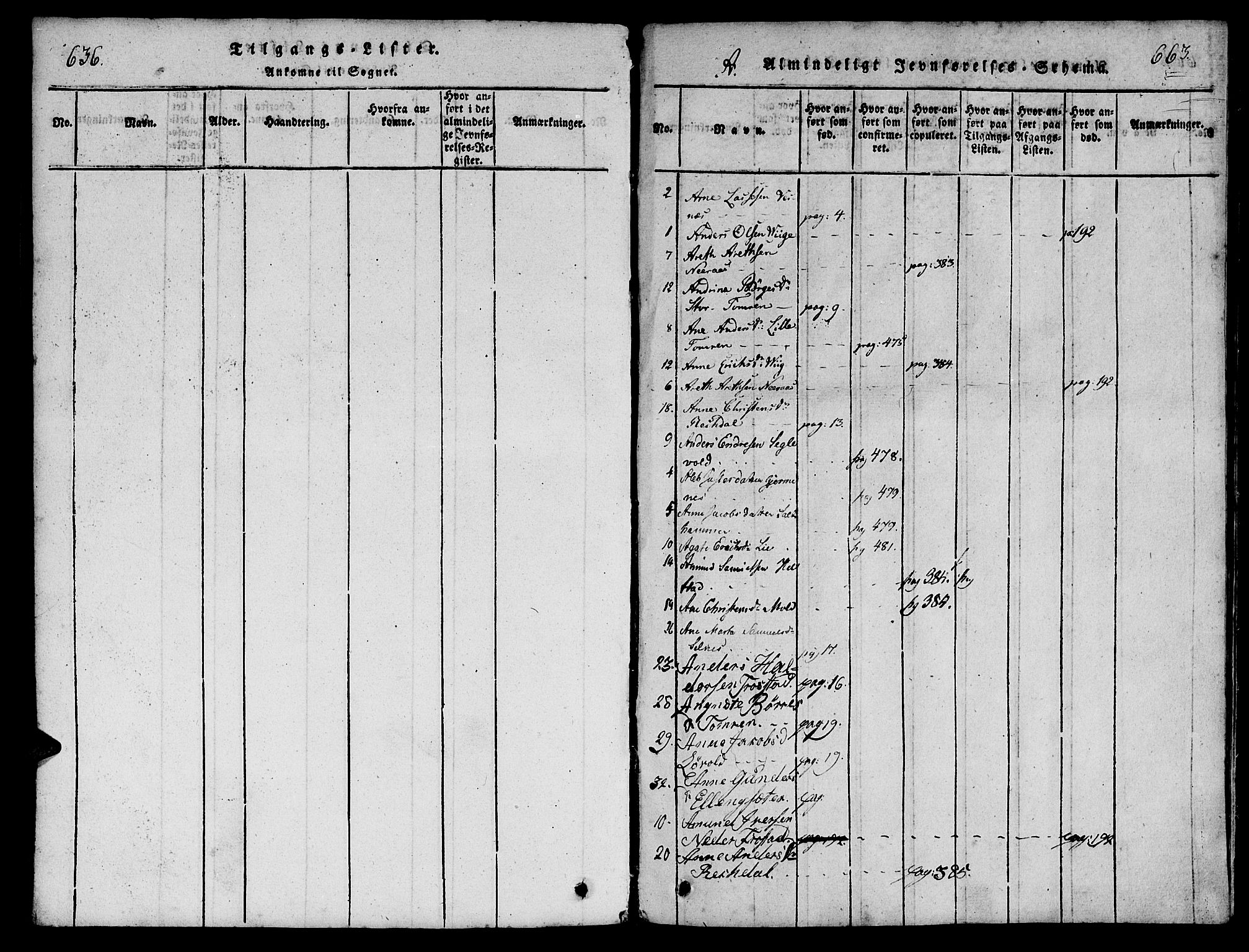 Ministerialprotokoller, klokkerbøker og fødselsregistre - Møre og Romsdal, AV/SAT-A-1454/539/L0528: Parish register (official) no. 539A01, 1818-1847, p. 663