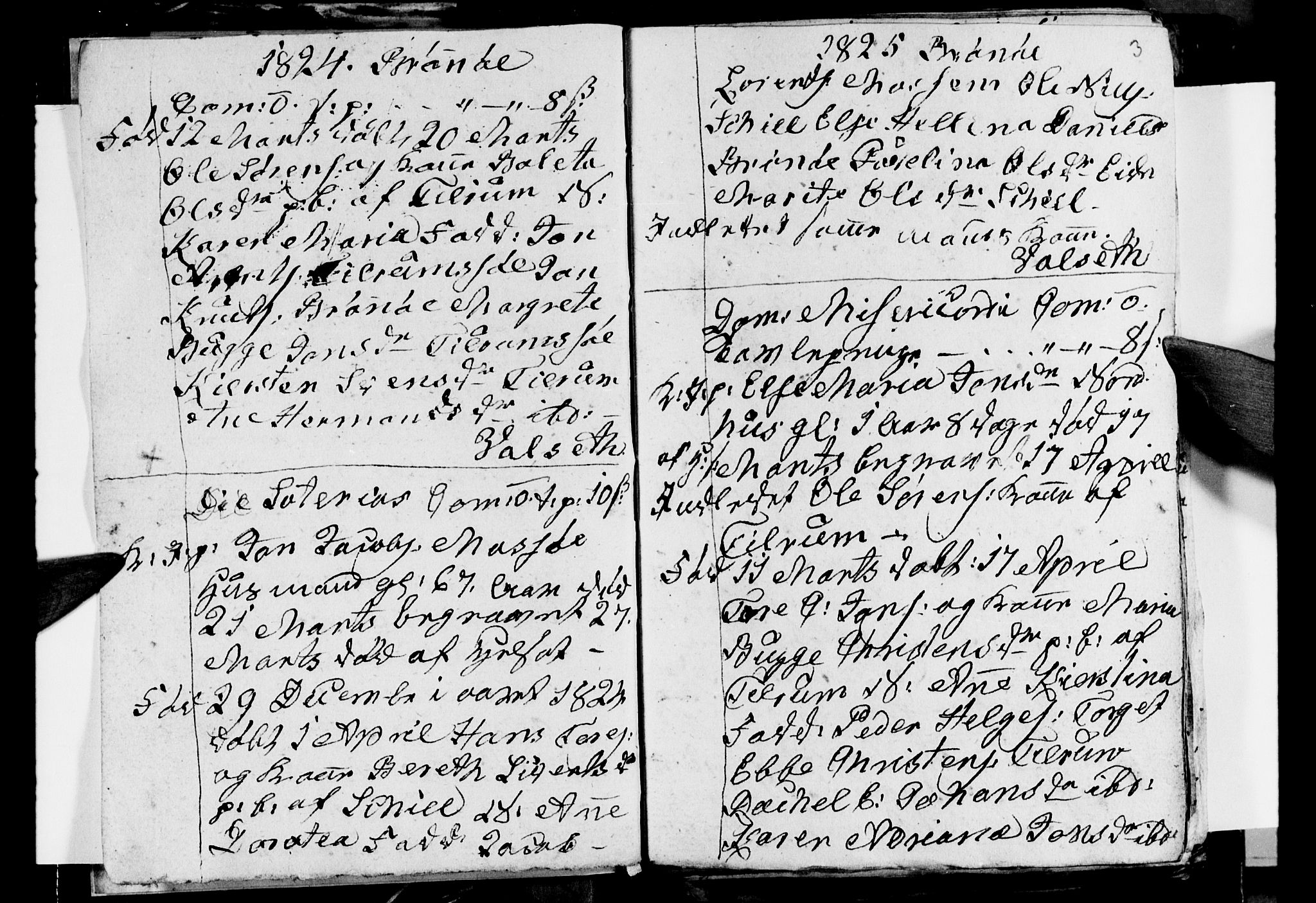 Ministerialprotokoller, klokkerbøker og fødselsregistre - Nordland, AV/SAT-A-1459/813/L0210: Parish register (copy) no. 813C02, 1825-1836, p. 3