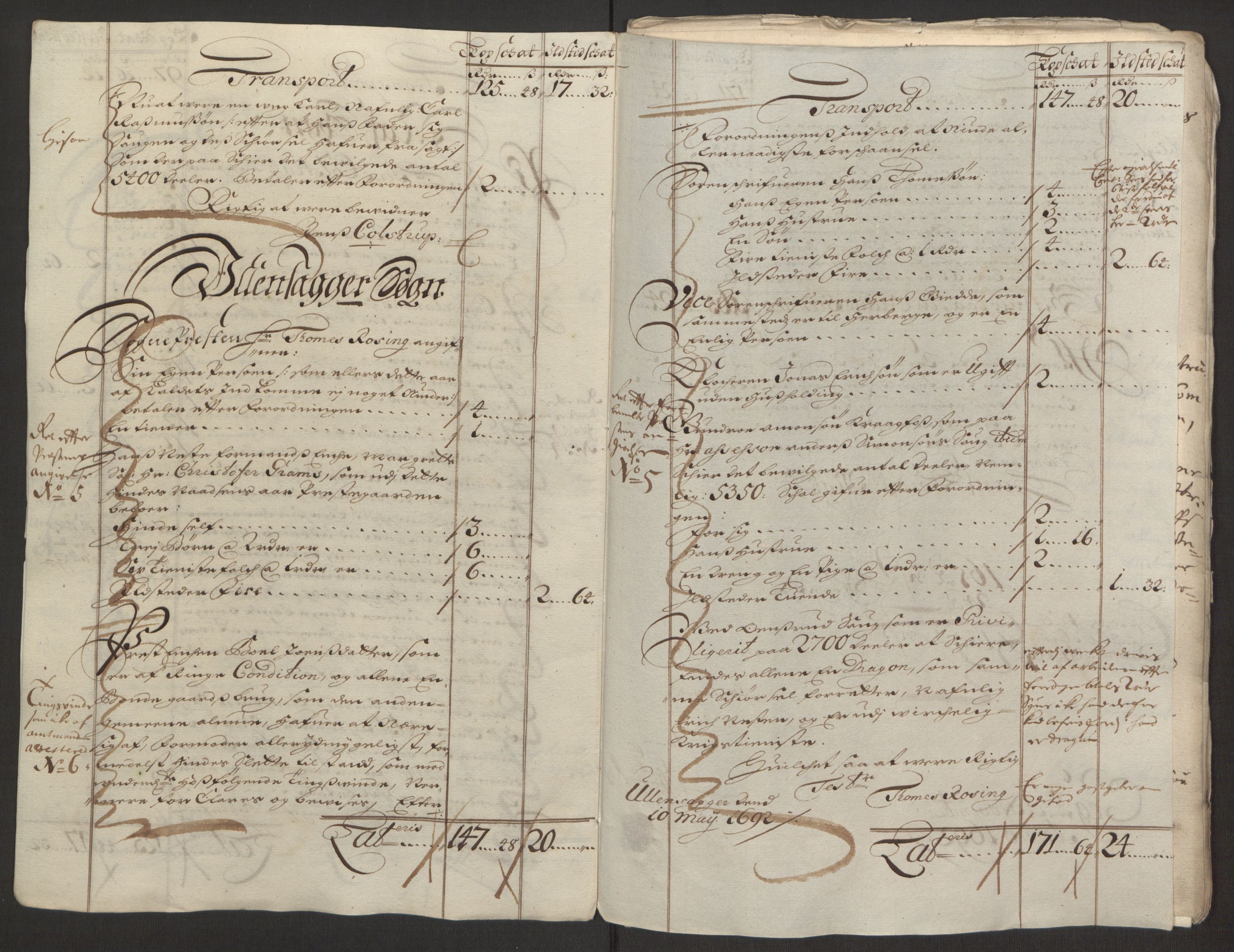 Rentekammeret inntil 1814, Reviderte regnskaper, Fogderegnskap, RA/EA-4092/R12/L0704: Fogderegnskap Øvre Romerike, 1692, p. 255