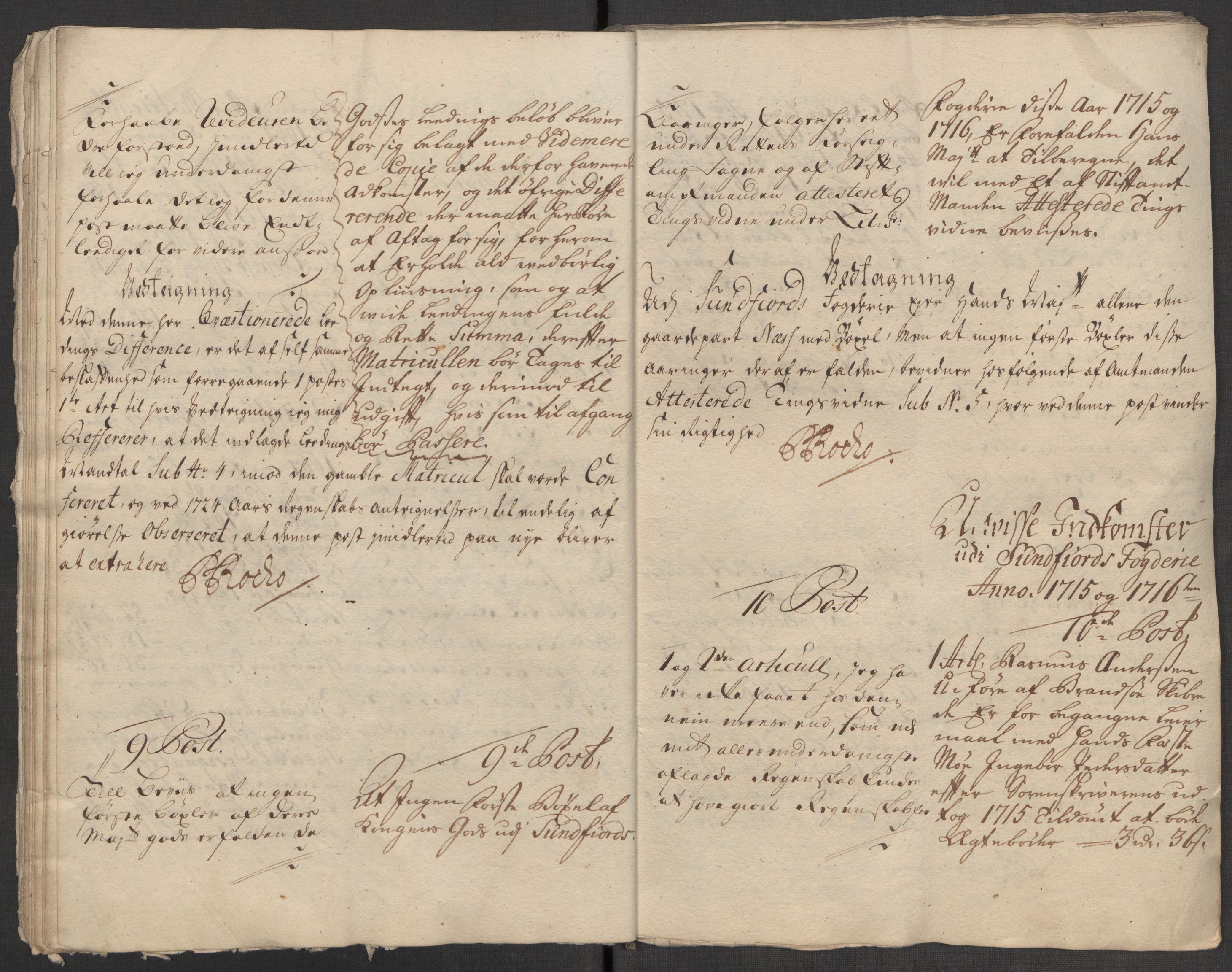 Rentekammeret inntil 1814, Reviderte regnskaper, Fogderegnskap, AV/RA-EA-4092/R53/L3440: Fogderegnskap Sunn- og Nordfjord, 1716, p. 203