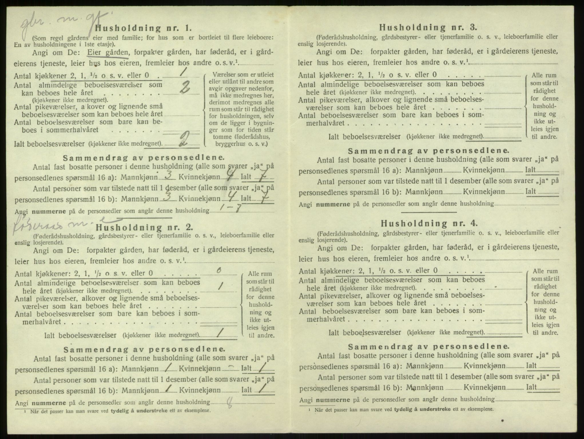 SAB, 1920 census for Jølster, 1920, p. 547