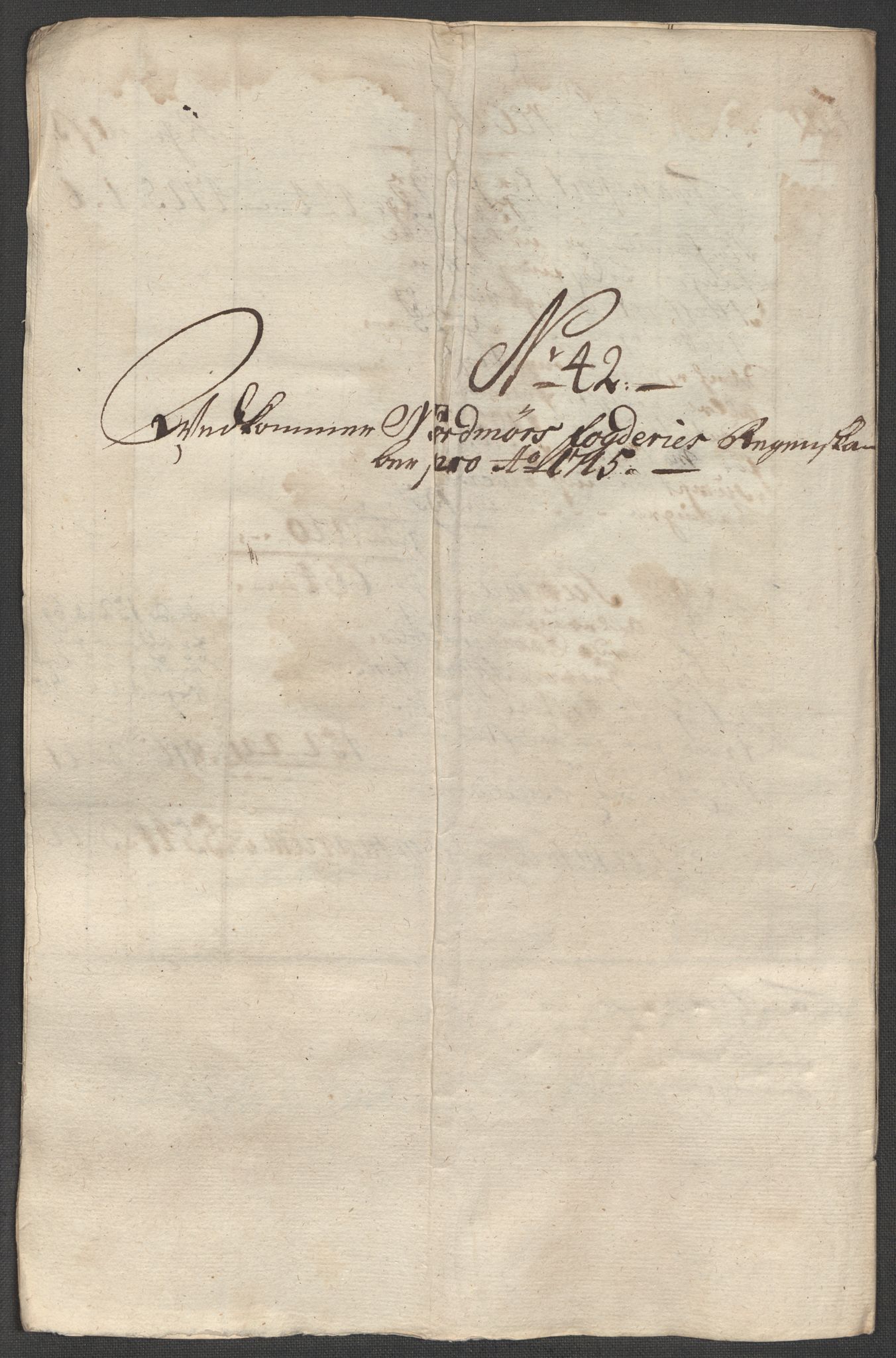 Rentekammeret inntil 1814, Reviderte regnskaper, Fogderegnskap, AV/RA-EA-4092/R56/L3748: Fogderegnskap Nordmøre, 1714-1715, p. 571