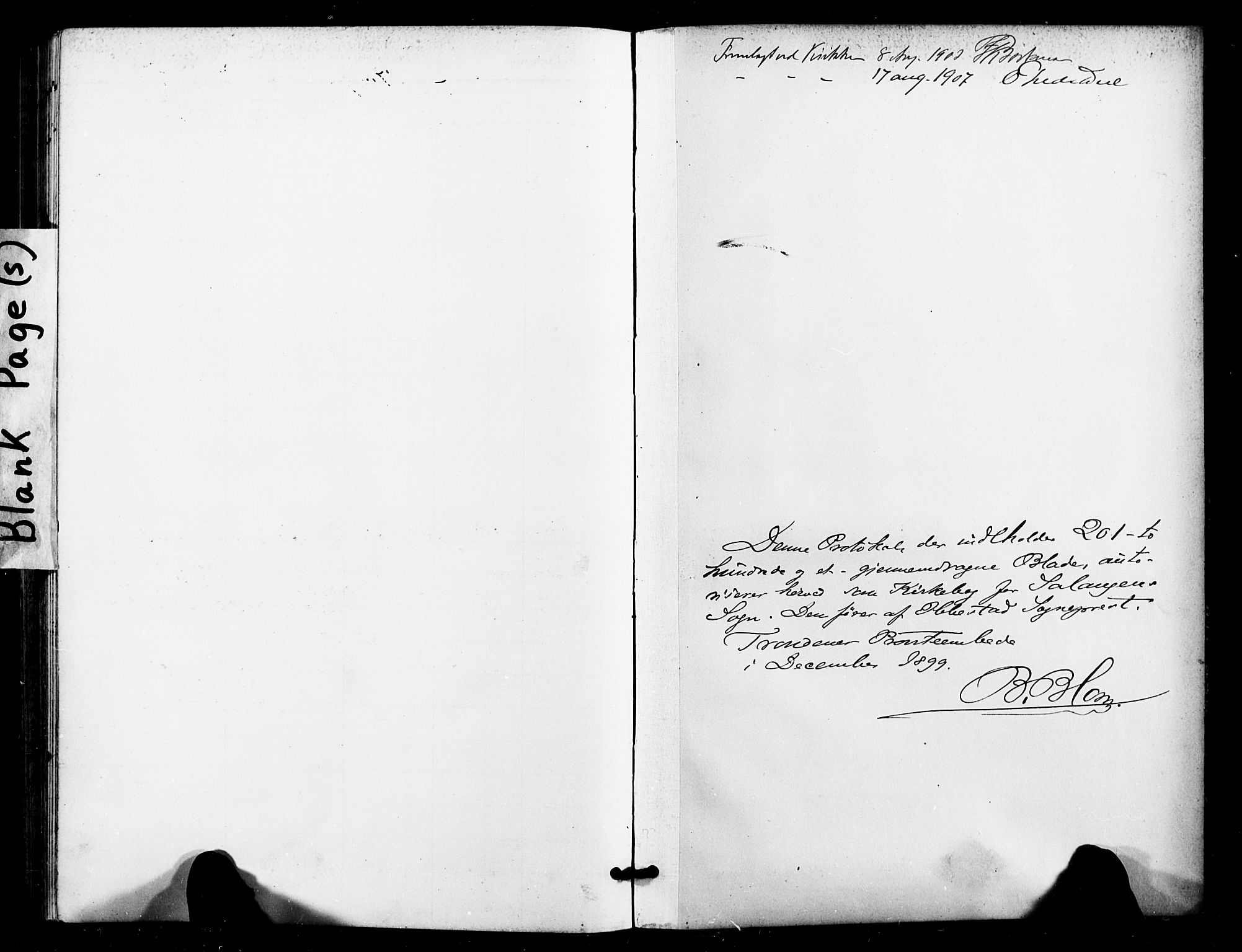 Ibestad sokneprestembete, SATØ/S-0077/H/Ha/Haa/L0016kirke: Parish register (official) no. 16, 1900-1907