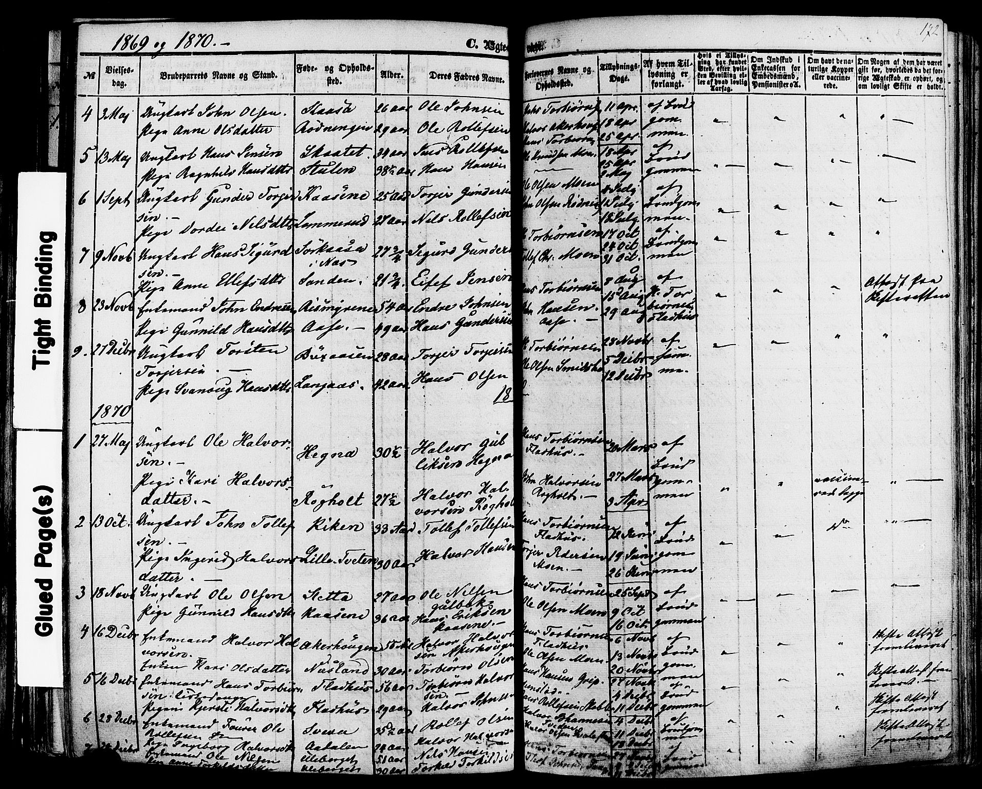Sauherad kirkebøker, SAKO/A-298/F/Fa/L0007: Parish register (official) no. I 7, 1851-1873, p. 172