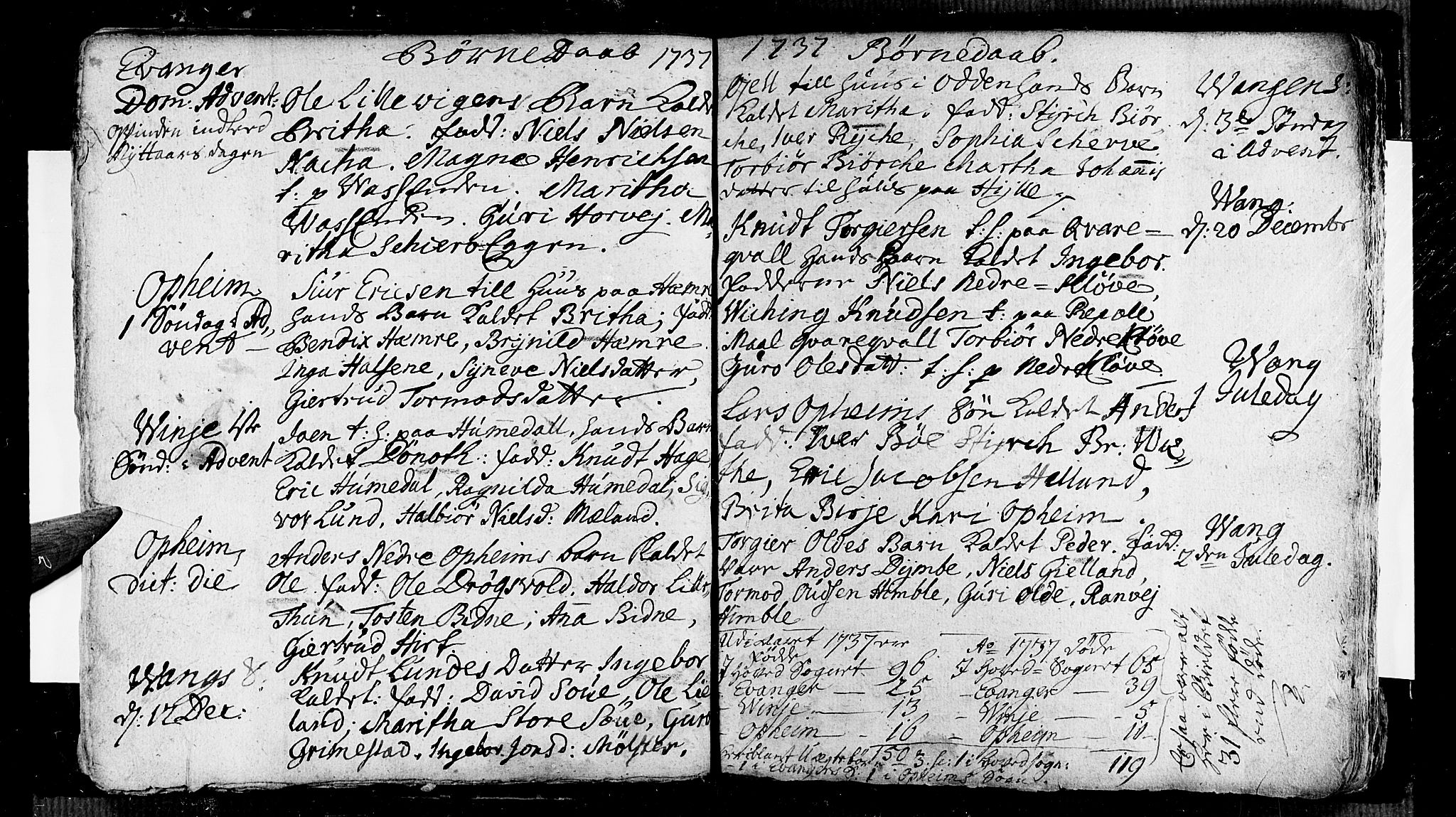 Voss sokneprestembete, AV/SAB-A-79001/H/Haa: Parish register (official) no. A 5, 1736-1743, p. 40