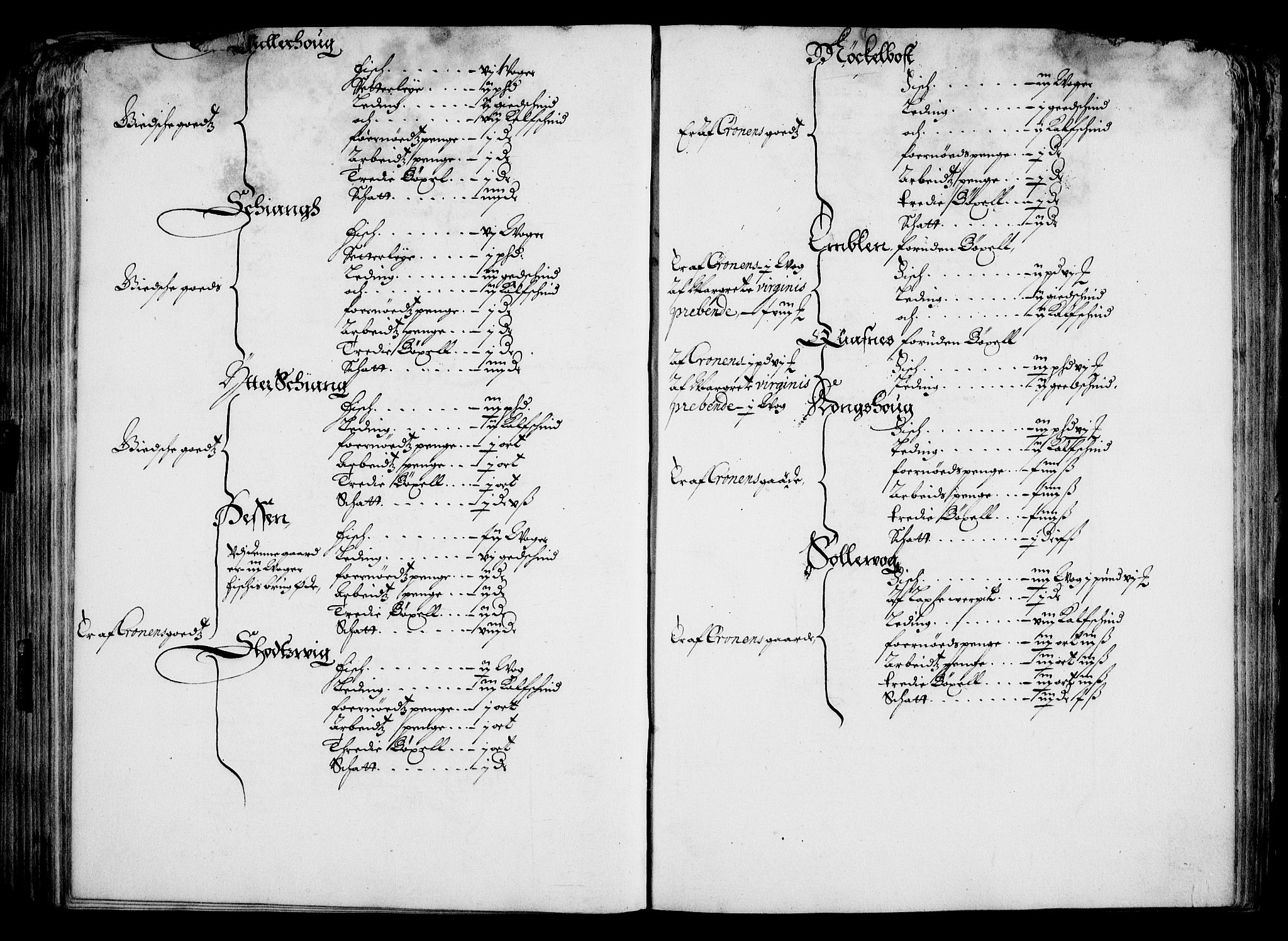 Rentekammeret inntil 1814, Realistisk ordnet avdeling, AV/RA-EA-4070/On/L0001/0001: Statens gods / [Jj 1]: Jordebok over Hannibal Sehesteds gods, 1651, p. 165