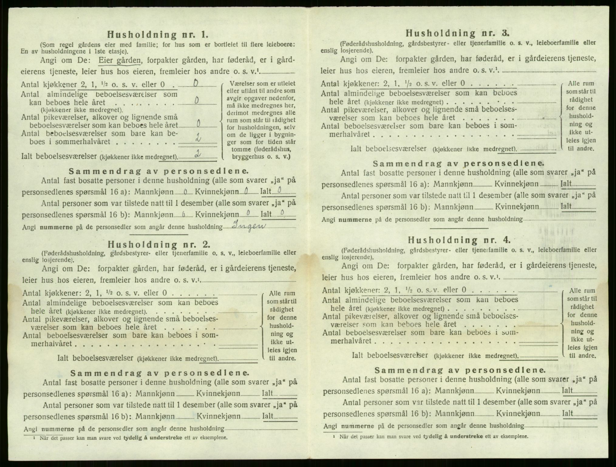 SAKO, 1920 census for Sem, 1920, p. 1635