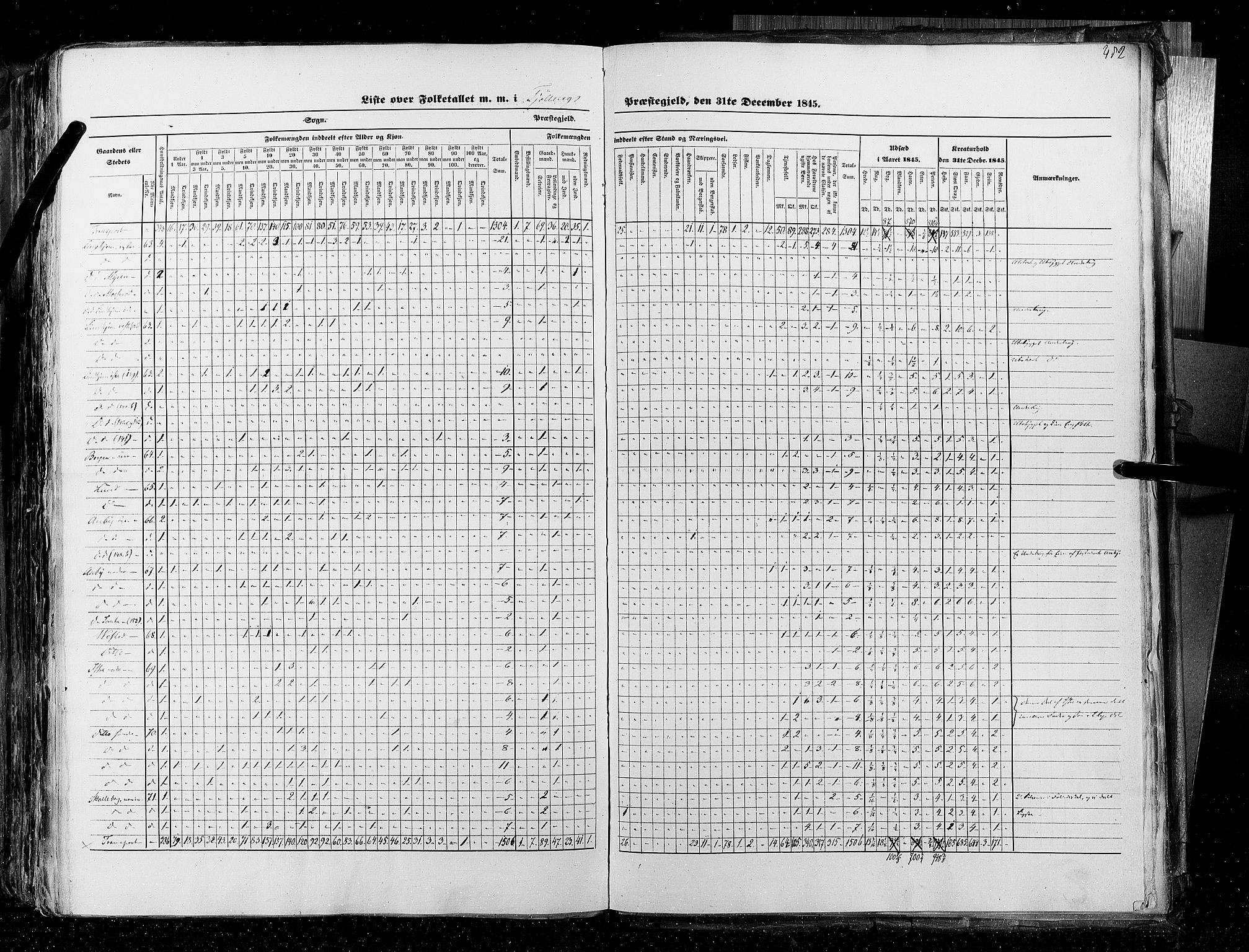 RA, Census 1845, vol. 4: Buskerud amt og Jarlsberg og Larvik amt, 1845, p. 482