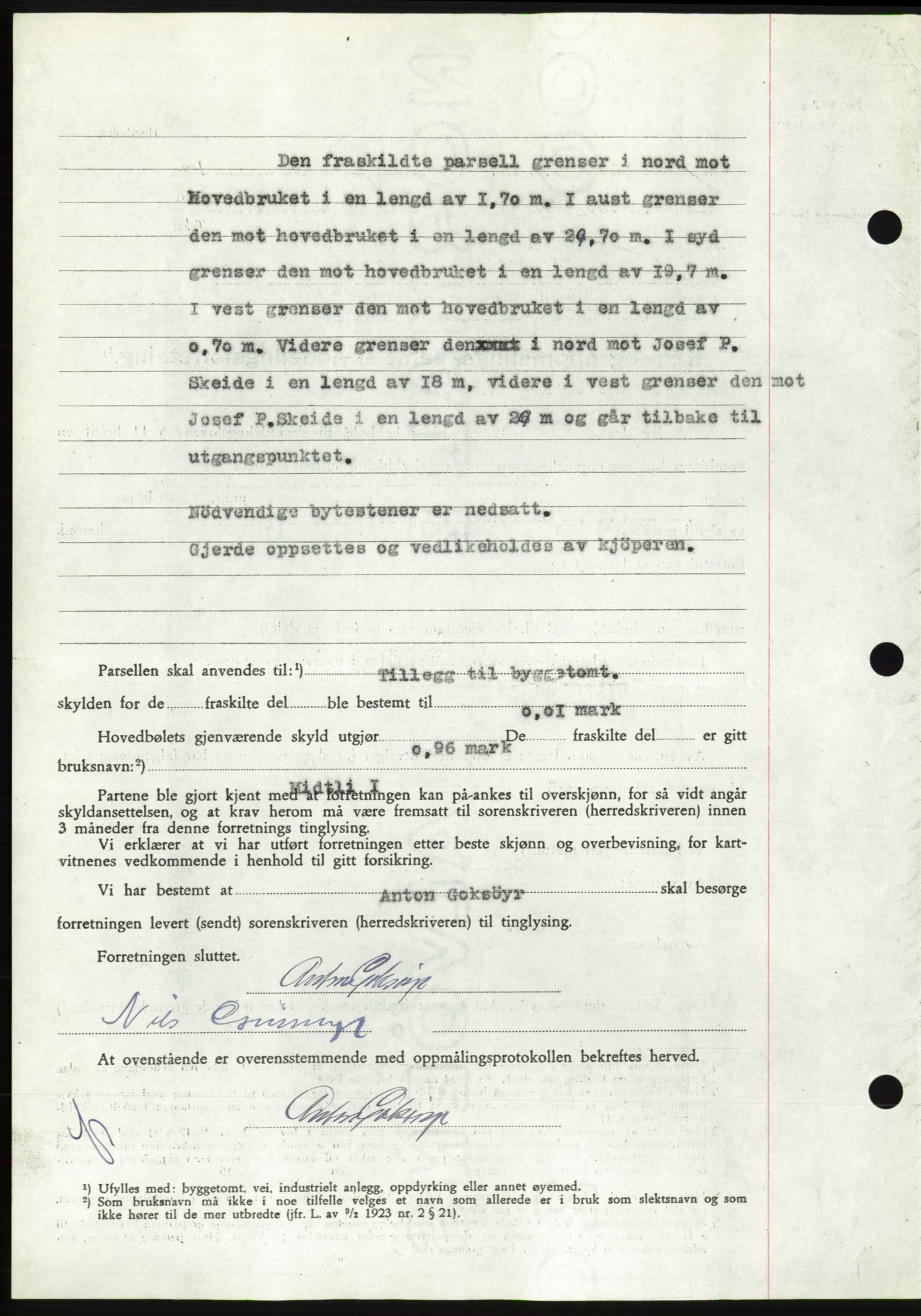 Søre Sunnmøre sorenskriveri, AV/SAT-A-4122/1/2/2C/L0105: Mortgage book no. 31A, 1956-1957, Diary no: : 2876/1956