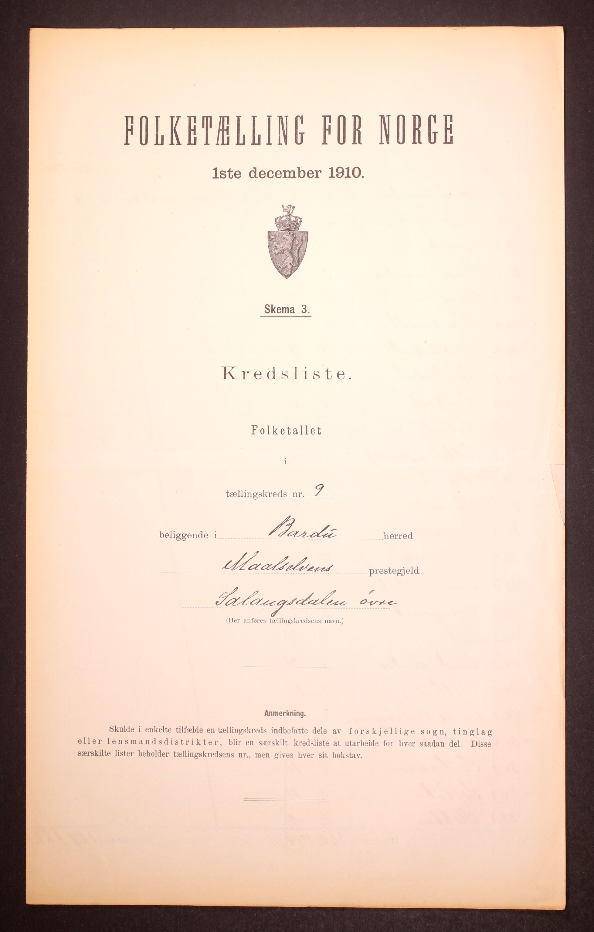 RA, 1910 census for Bardu, 1910, p. 28