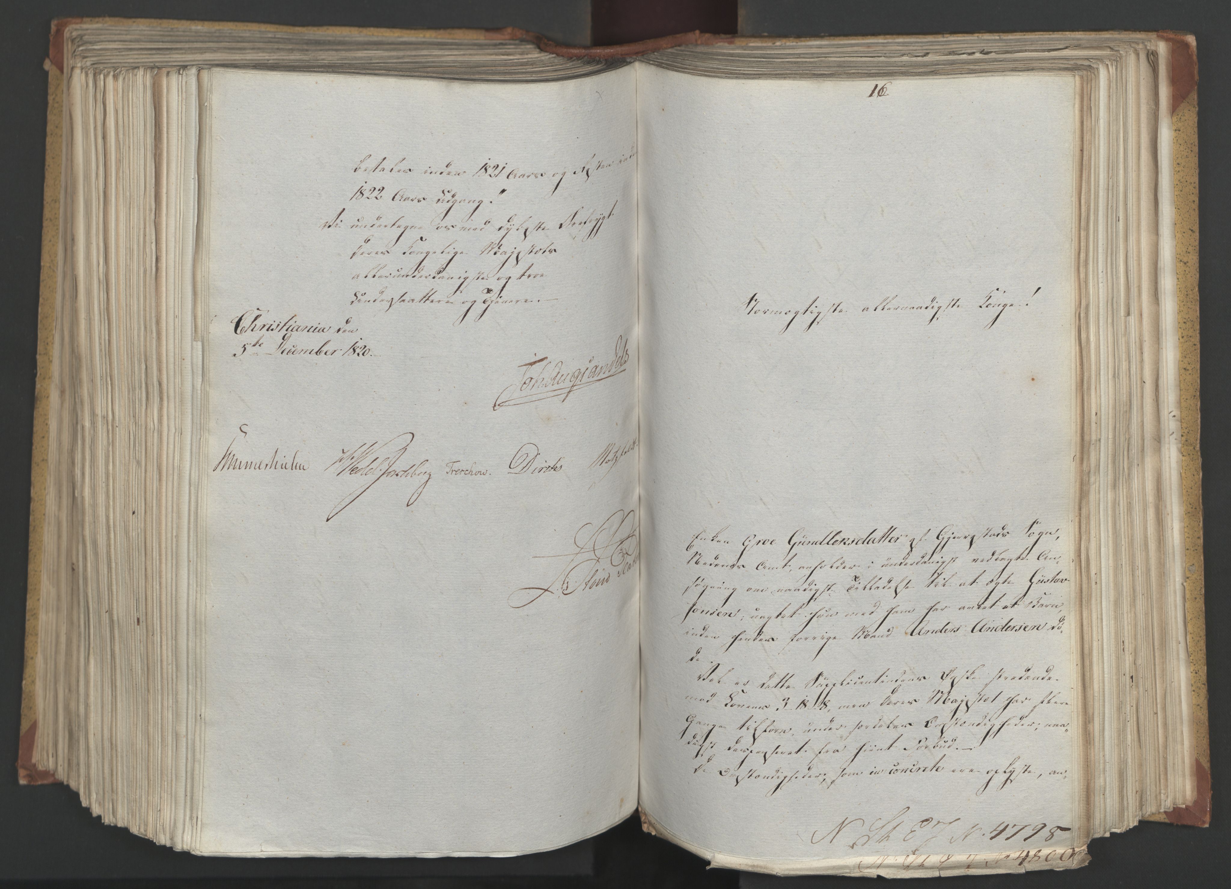 Statsrådsavdelingen i Stockholm, AV/RA-S-1003/D/Da/L0024: Regjeringsinnstillinger nr. 4663-4873, 1820, p. 389