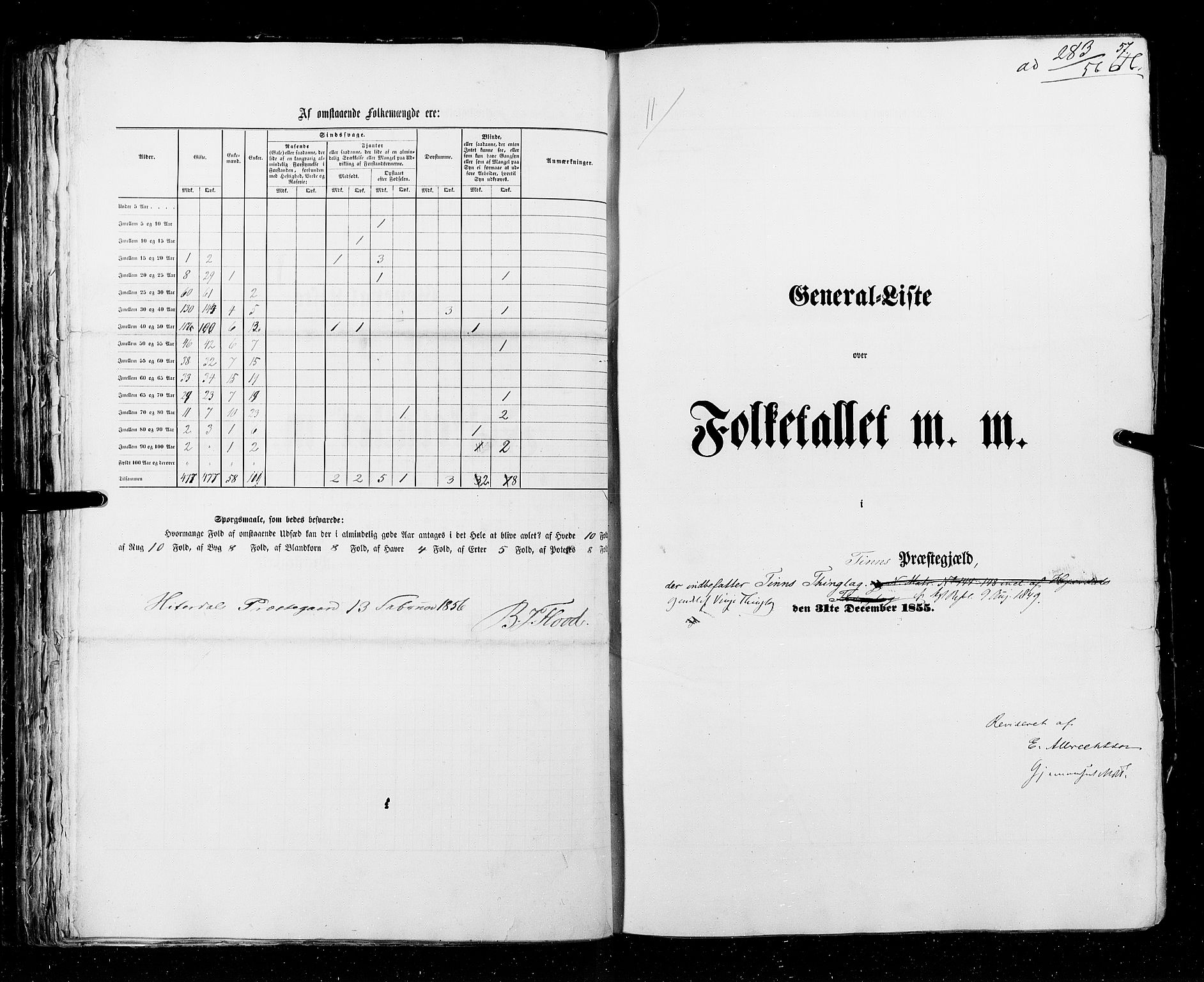 RA, Census 1855, vol. 3: Bratsberg amt, Nedenes amt og Lister og Mandal amt, 1855, p. 57