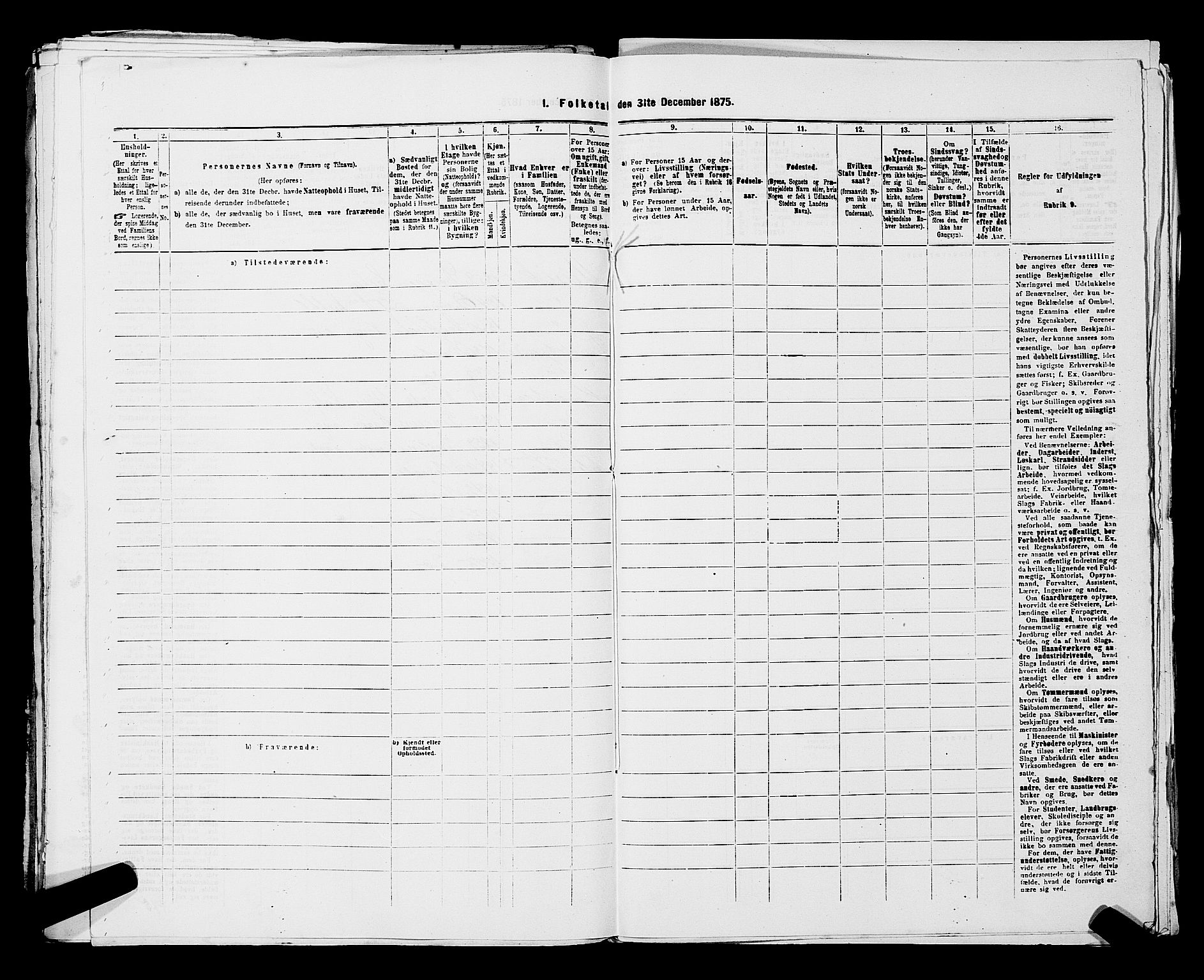 RA, 1875 census for 0301 Kristiania, 1875, p. 3543