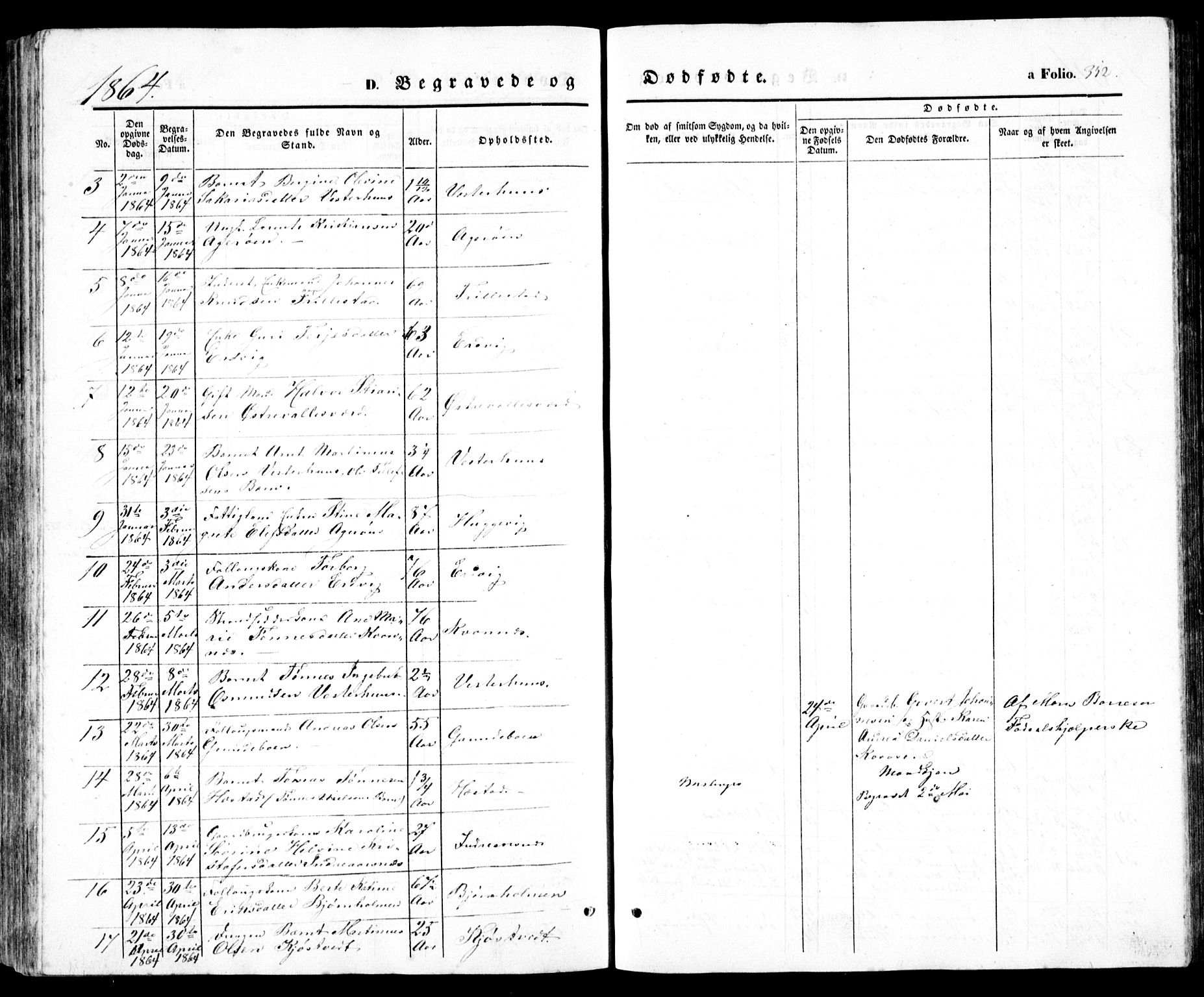 Høvåg sokneprestkontor, SAK/1111-0025/F/Fb/L0002: Parish register (copy) no. B 2, 1847-1869, p. 352