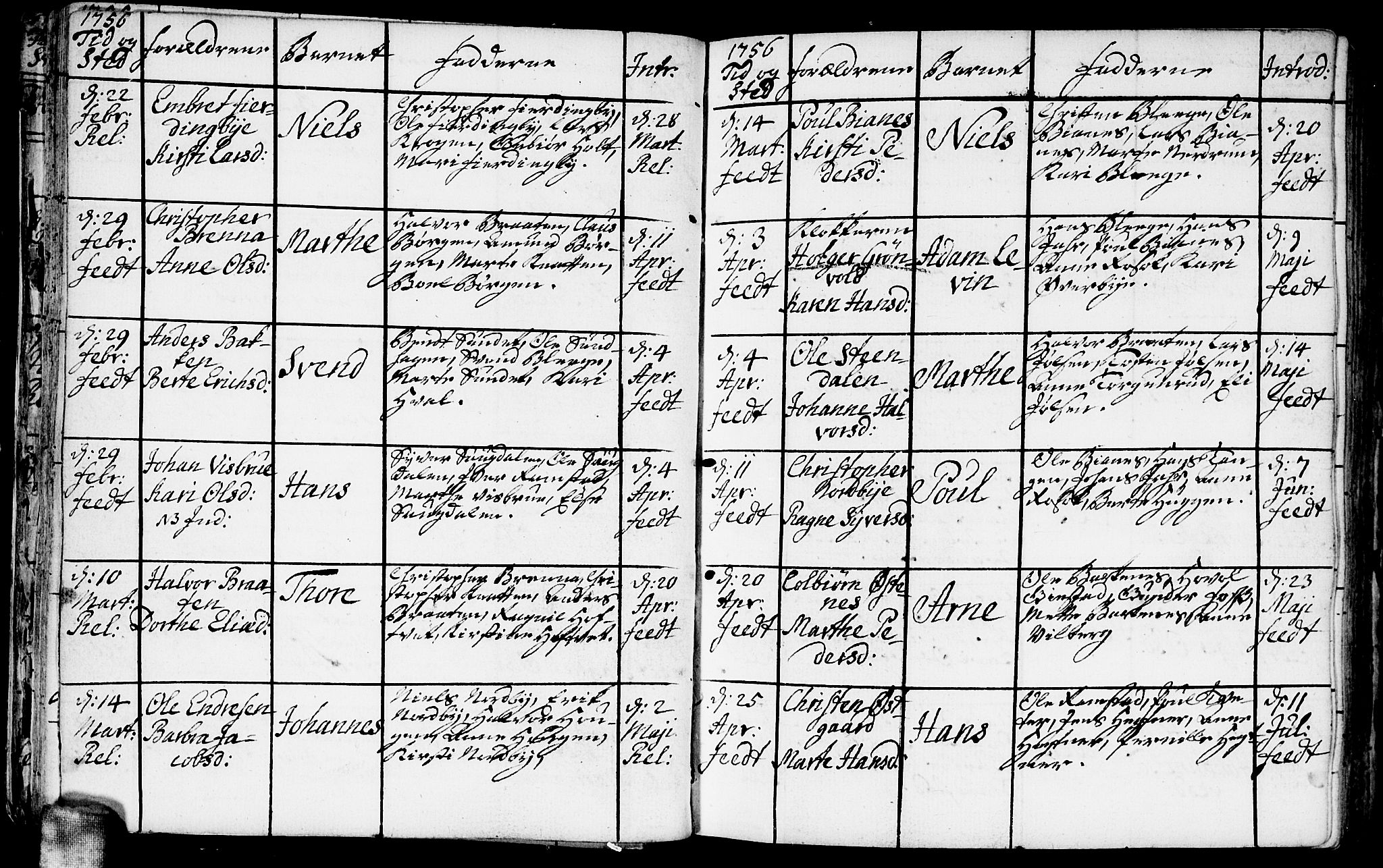 Fet prestekontor Kirkebøker, AV/SAO-A-10370a/F/Fa/L0004: Parish register (official) no. I 4, 1751-1773, p. 30