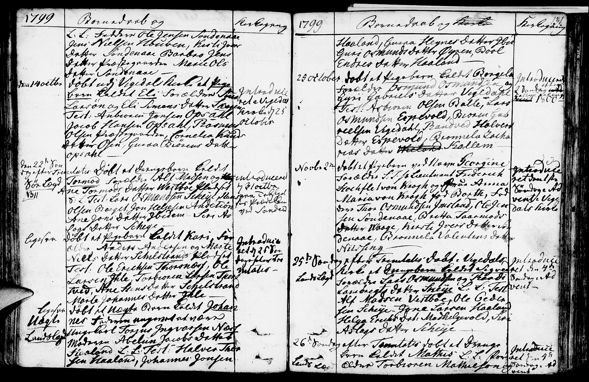 Vikedal sokneprestkontor, SAST/A-101840/01/IV: Parish register (official) no. A 2, 1779-1817, p. 131