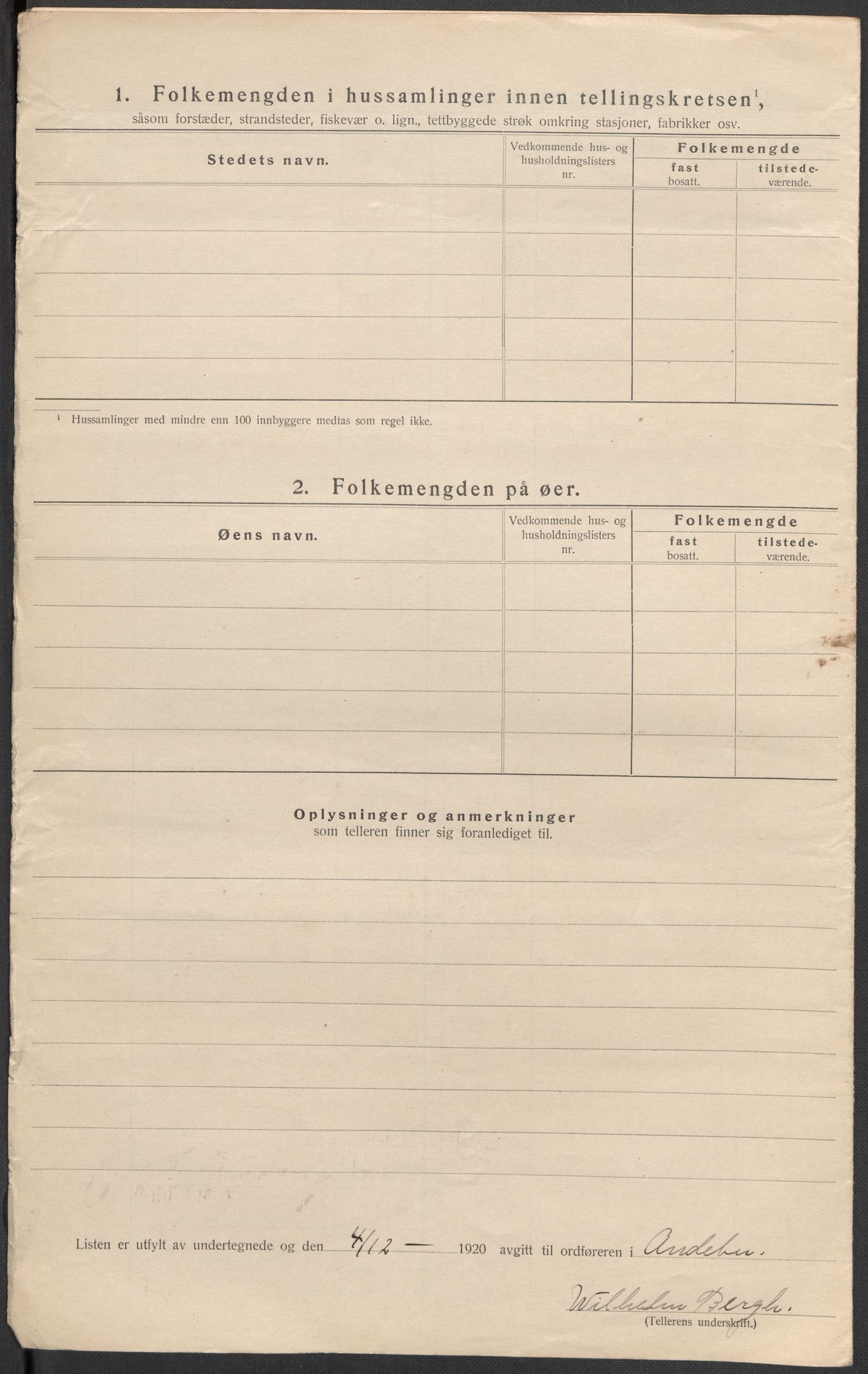 SAKO, 1920 census for Andebu, 1920, p. 50