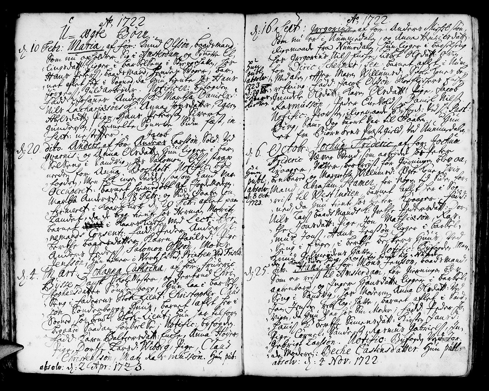 Korskirken sokneprestembete, AV/SAB-A-76101/H/Haa/L0004: Parish register (official) no. A 4, 1720-1750, p. 29