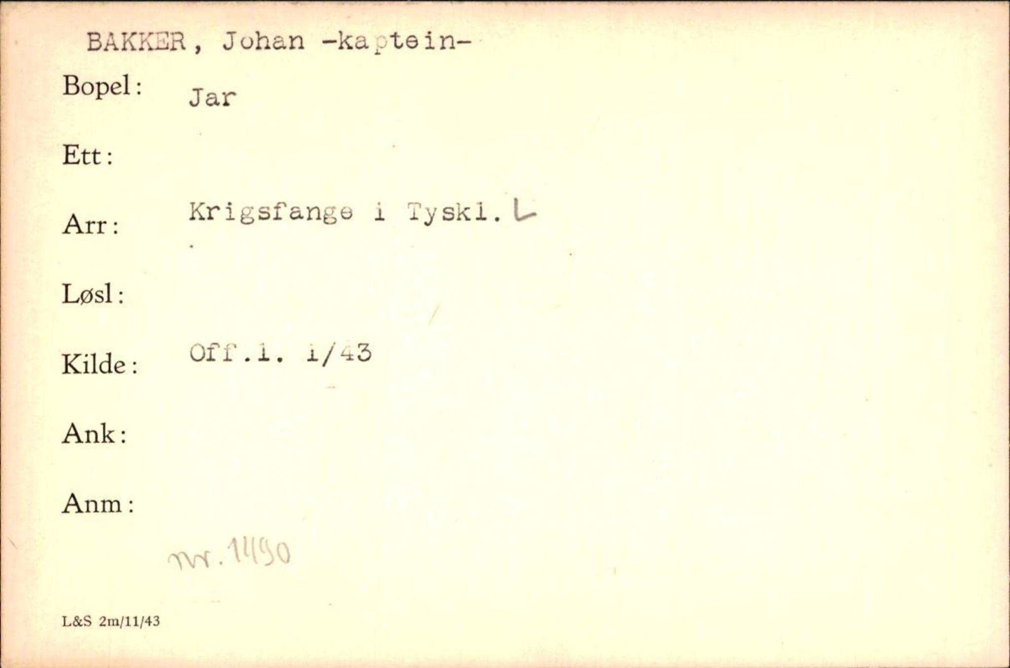 Forsvaret, Forsvarets krigshistoriske avdeling, AV/RA-RAFA-2017/Y/Yf/L0200: II-C-11-2102  -  Norske krigsfanger i Tyskland, 1940-1945, p. 64