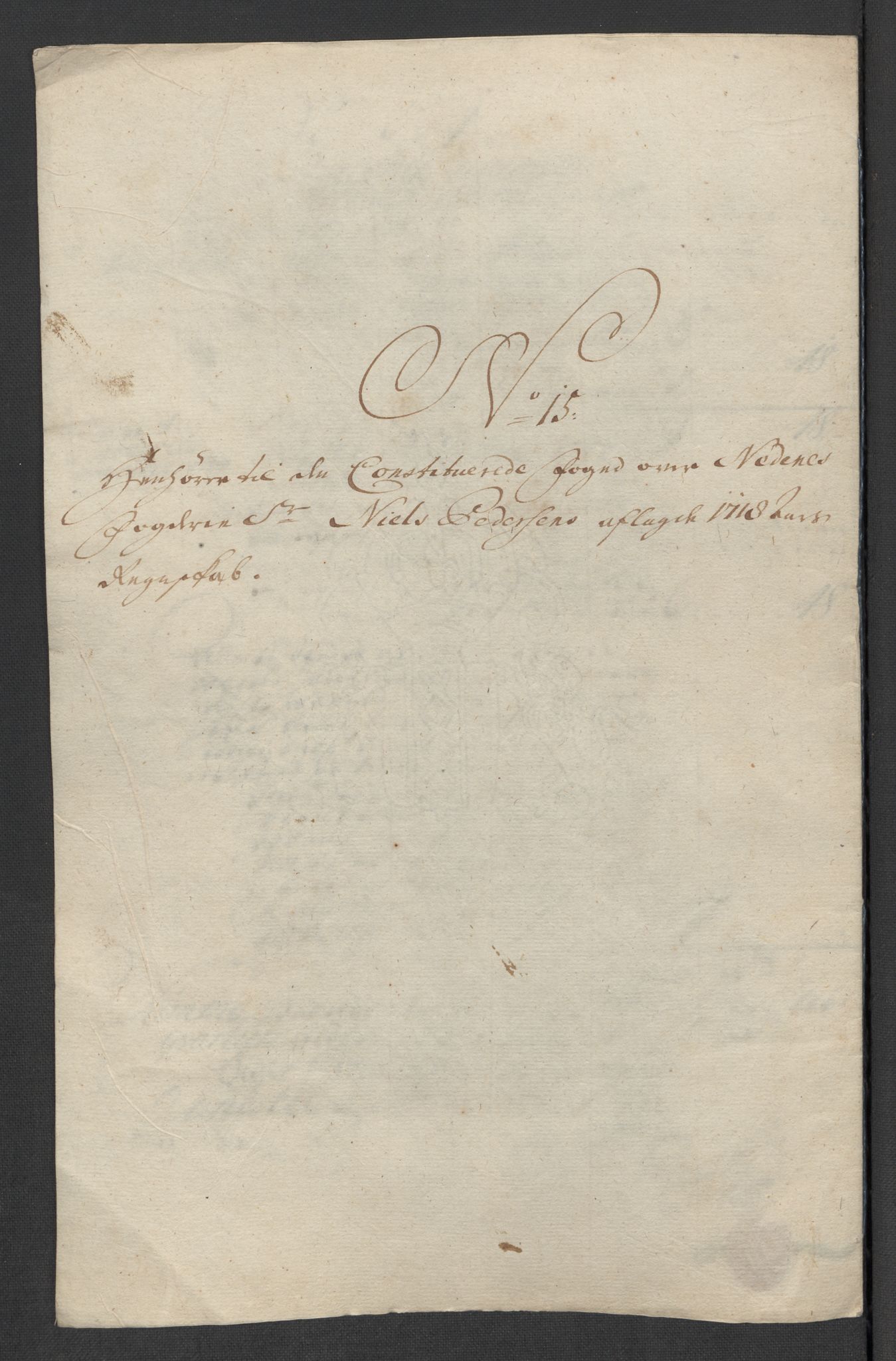 Rentekammeret inntil 1814, Reviderte regnskaper, Fogderegnskap, AV/RA-EA-4092/R39/L2327: Fogderegnskap Nedenes, 1718, p. 229