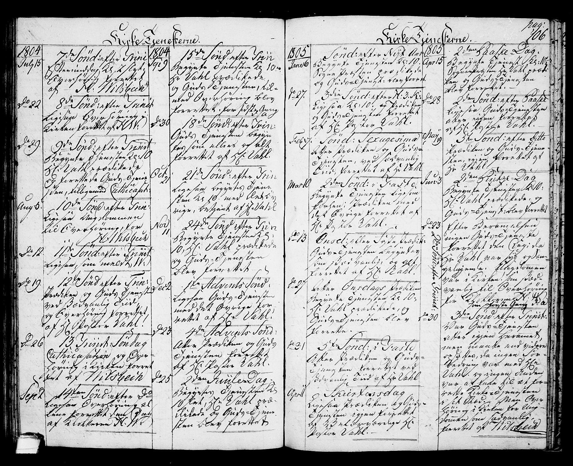 Langesund kirkebøker, SAKO/A-280/G/Ga/L0002: Parish register (copy) no. 2, 1801-1815, p. 106