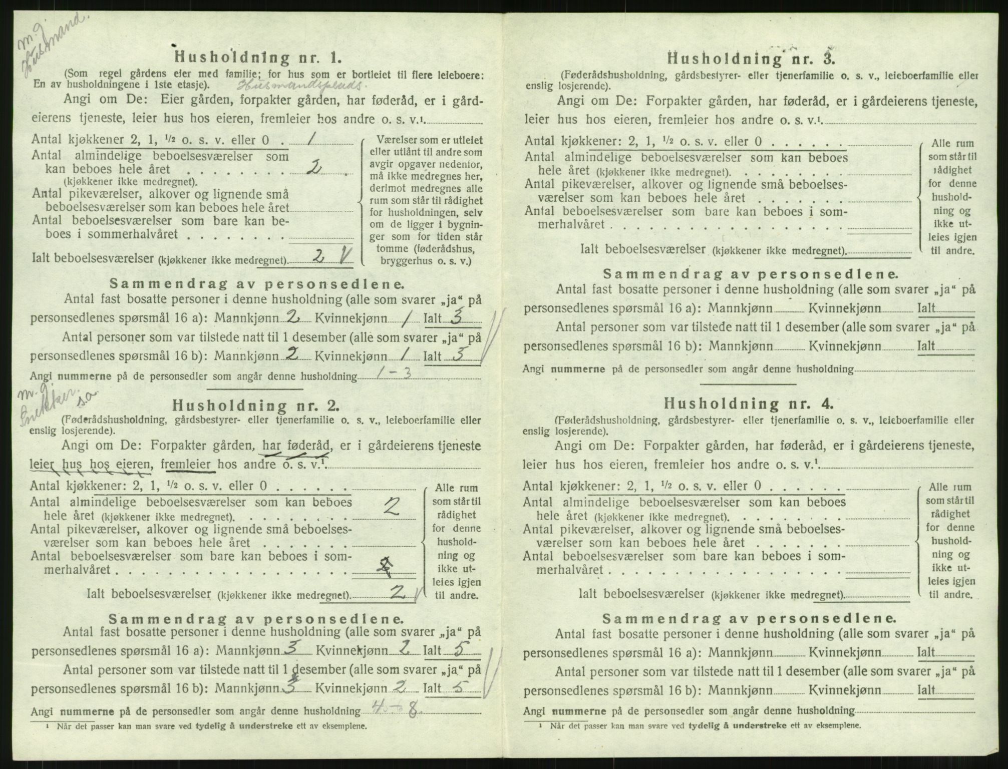 SAT, 1920 census for Åsskard, 1920, p. 26