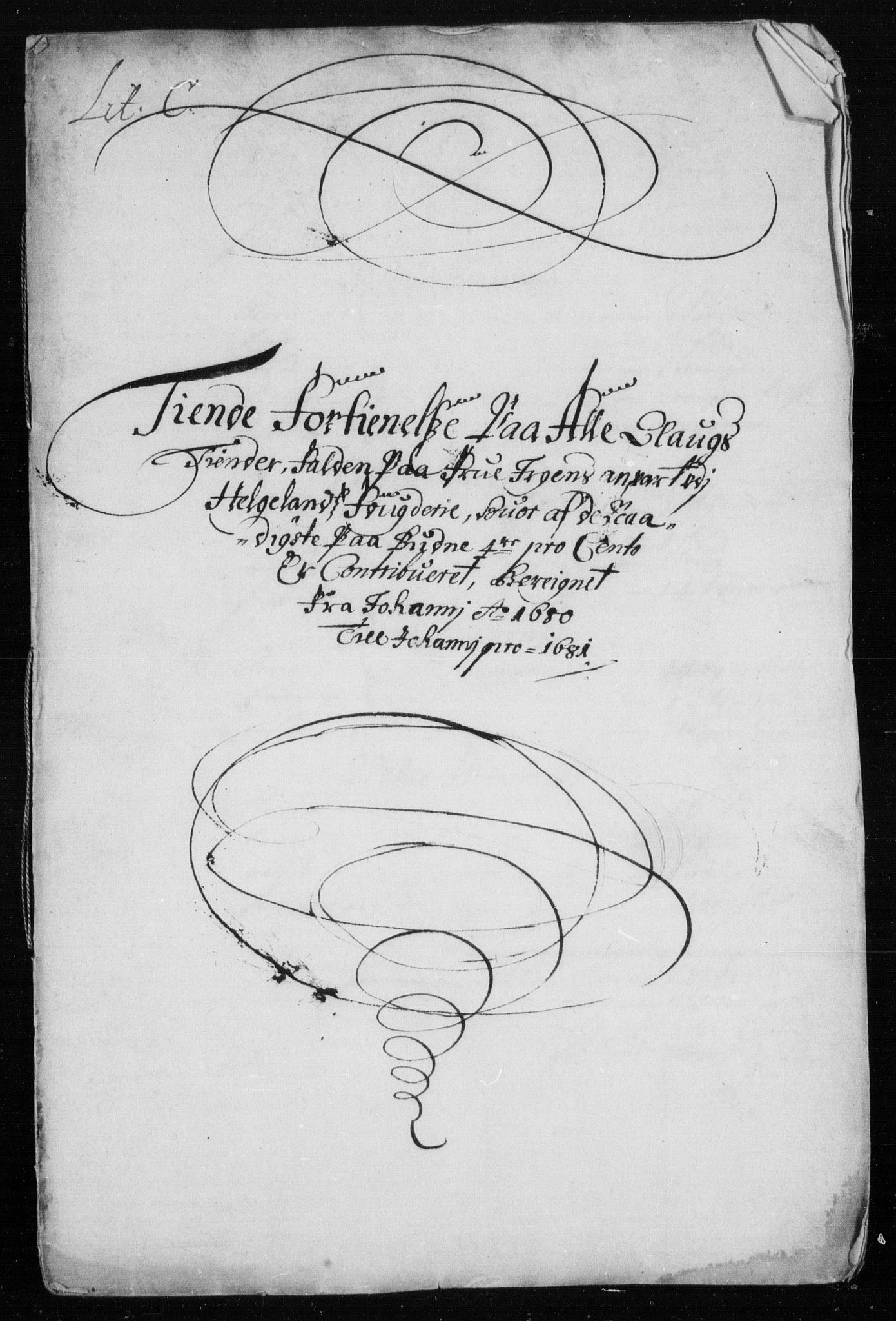 Rentekammeret inntil 1814, Reviderte regnskaper, Stiftamtstueregnskaper, Trondheim stiftamt og Nordland amt, AV/RA-EA-6044/R/Rh/L0008: Nordland amt, 1681