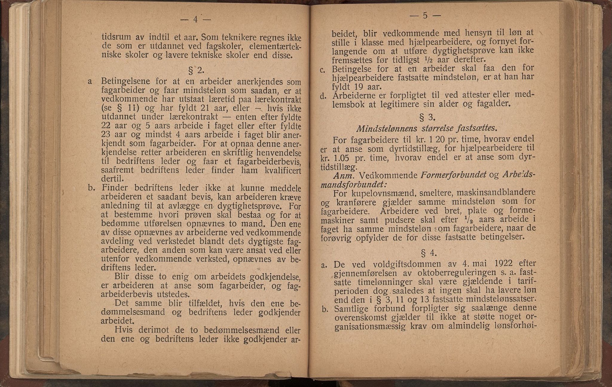 Norsk jern- og metallarbeiderforbund, AAB/ARK-1659/O/L0001/0008: Verkstedsoverenskomsten / Verkstedsoverenskomsten, 1923