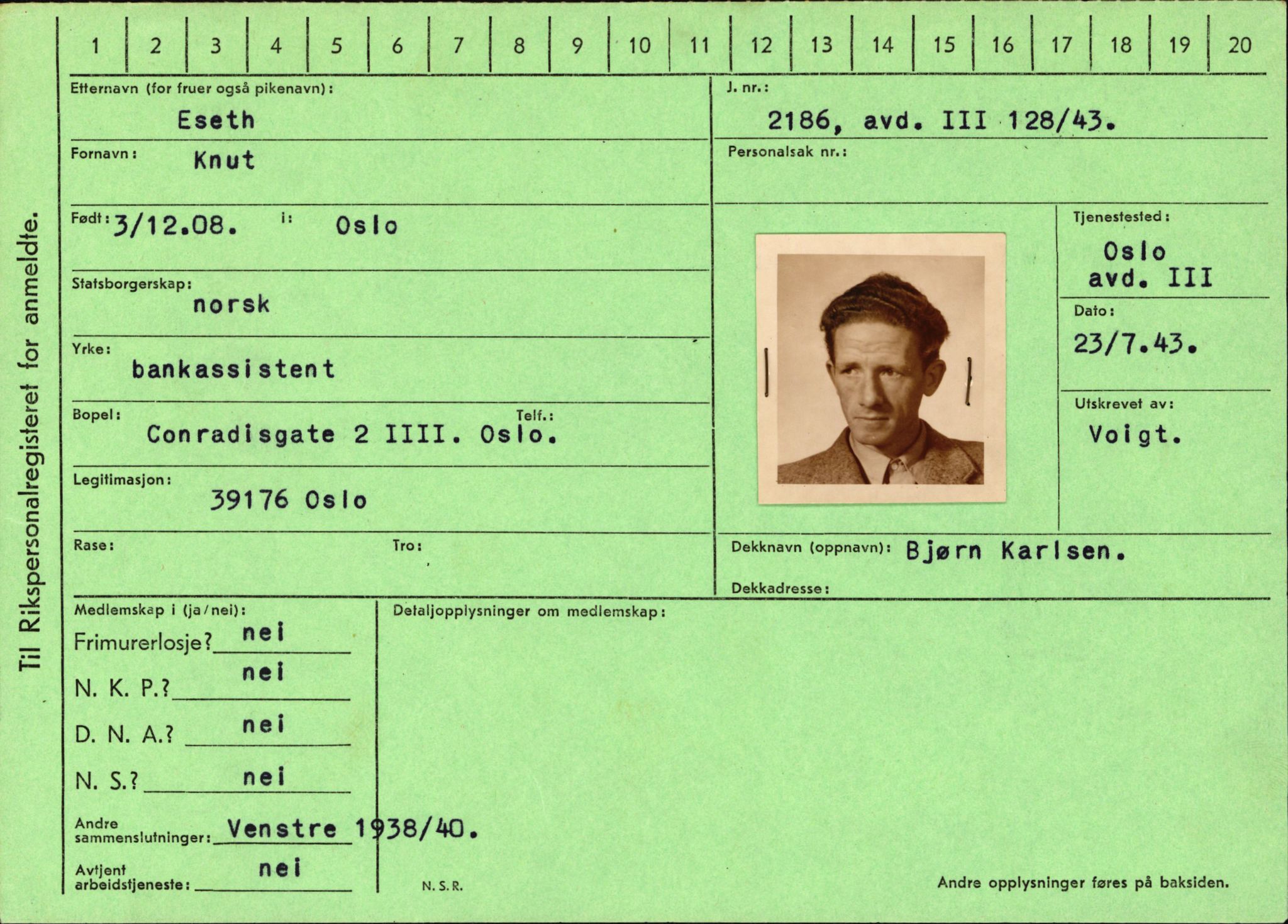 Statspolitiet - Hovedkontoret / Osloavdelingen, AV/RA-S-1329/C/Ca/L0004: Eid - funn av gjenstander	, 1943-1945, p. 2167