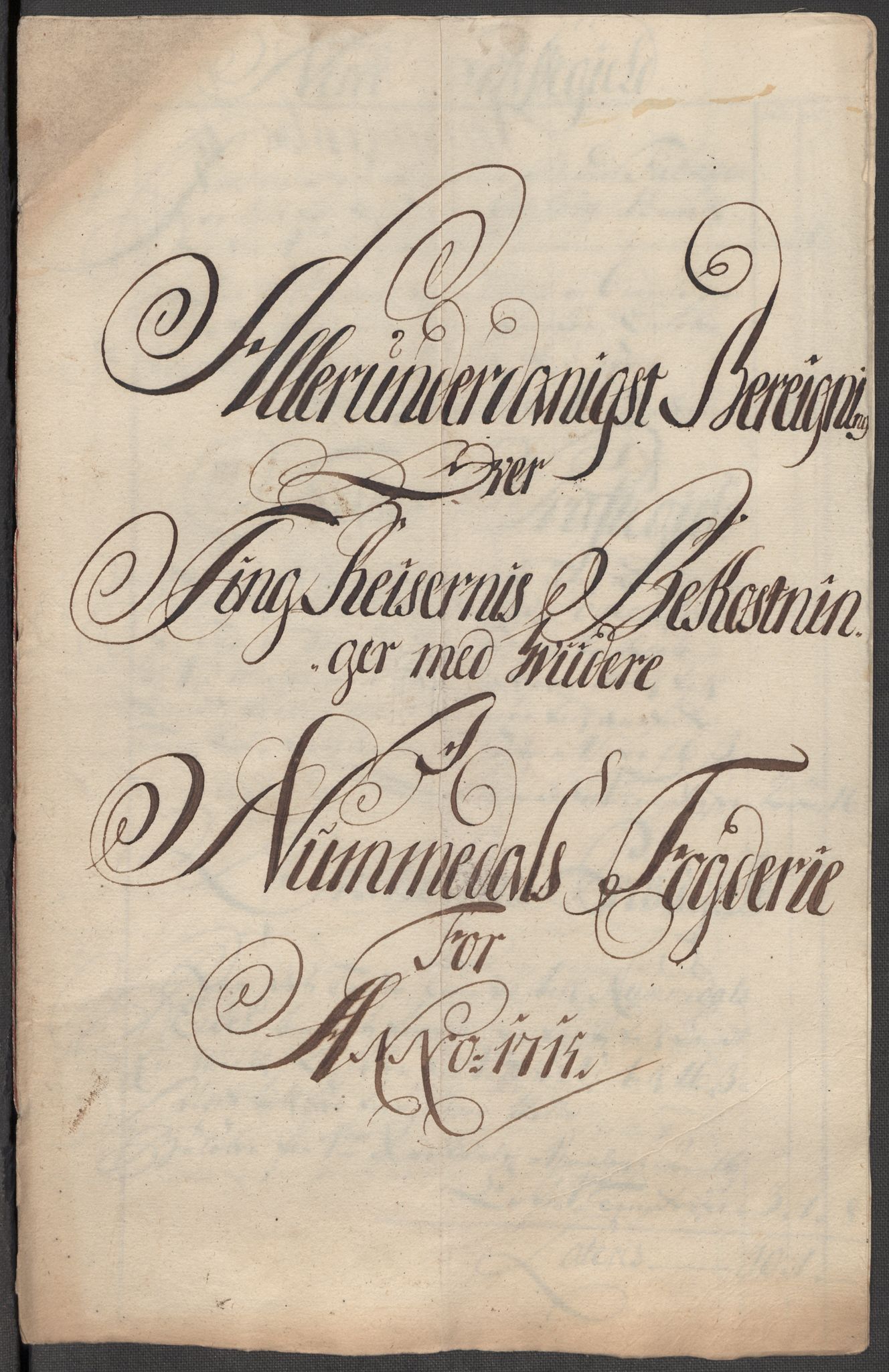 Rentekammeret inntil 1814, Reviderte regnskaper, Fogderegnskap, RA/EA-4092/R64/L4436: Fogderegnskap Namdal, 1715, p. 261