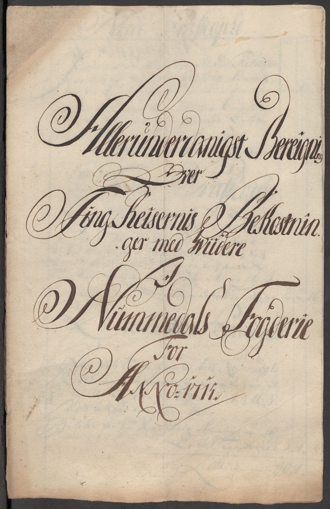 Rentekammeret inntil 1814, Reviderte regnskaper, Fogderegnskap, AV/RA-EA-4092/R64/L4436: Fogderegnskap Namdal, 1715, p. 261