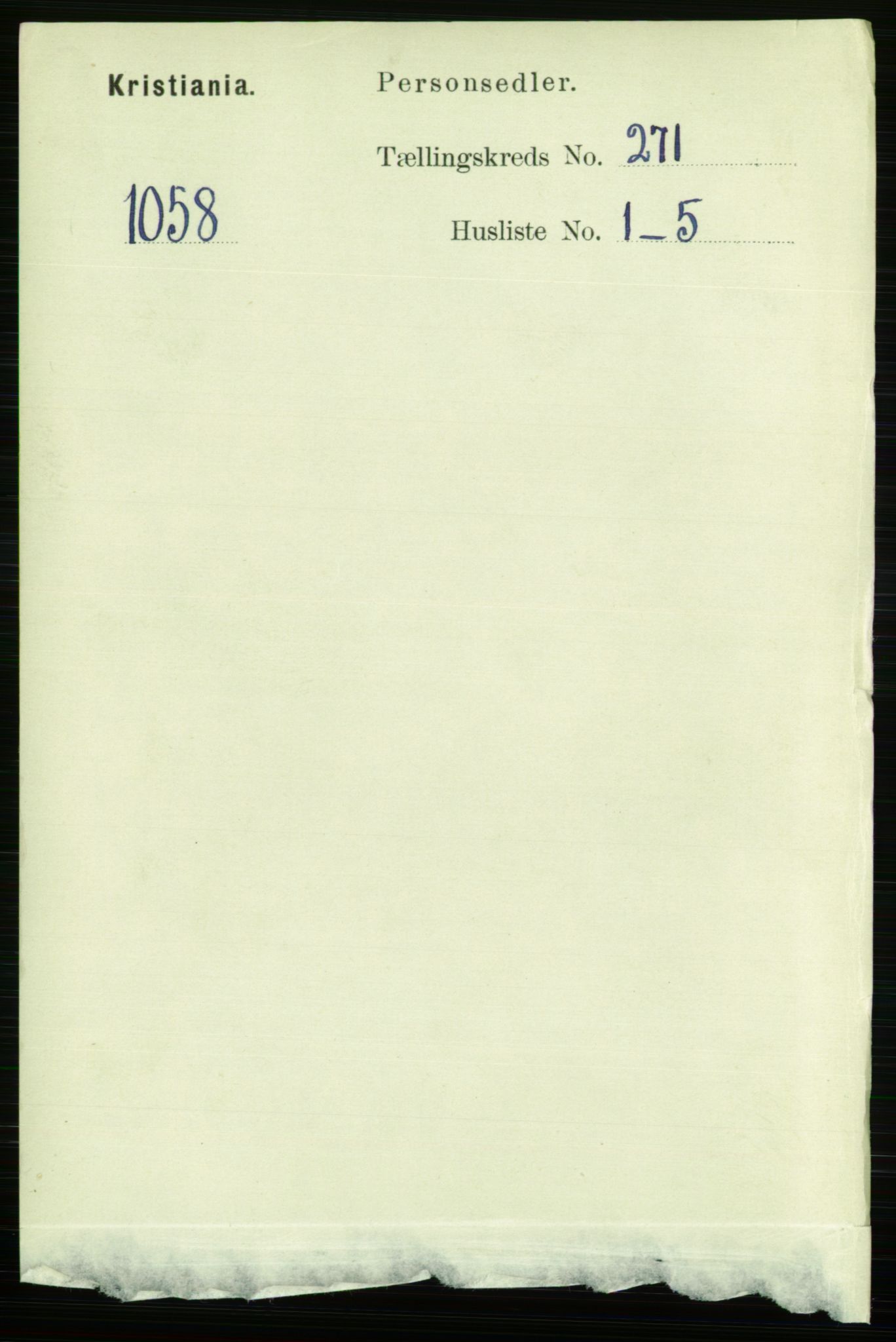 RA, 1891 census for 0301 Kristiania, 1891, p. 164567