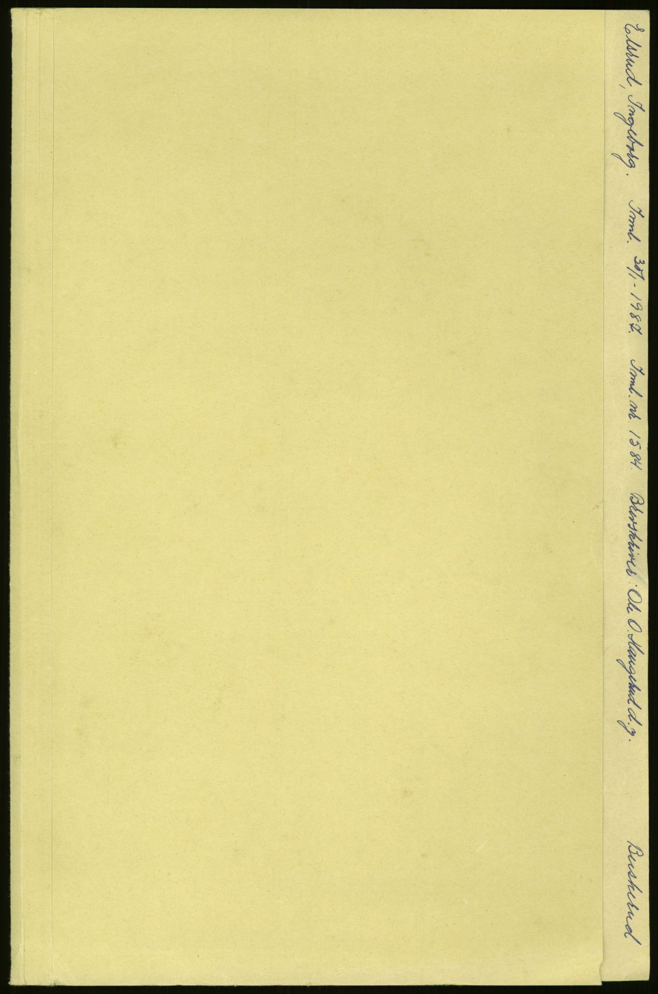 Samlinger til kildeutgivelse, Amerikabrevene, RA/EA-4057/F/L0018: Innlån fra Buskerud: Elsrud, 1838-1914, p. 1