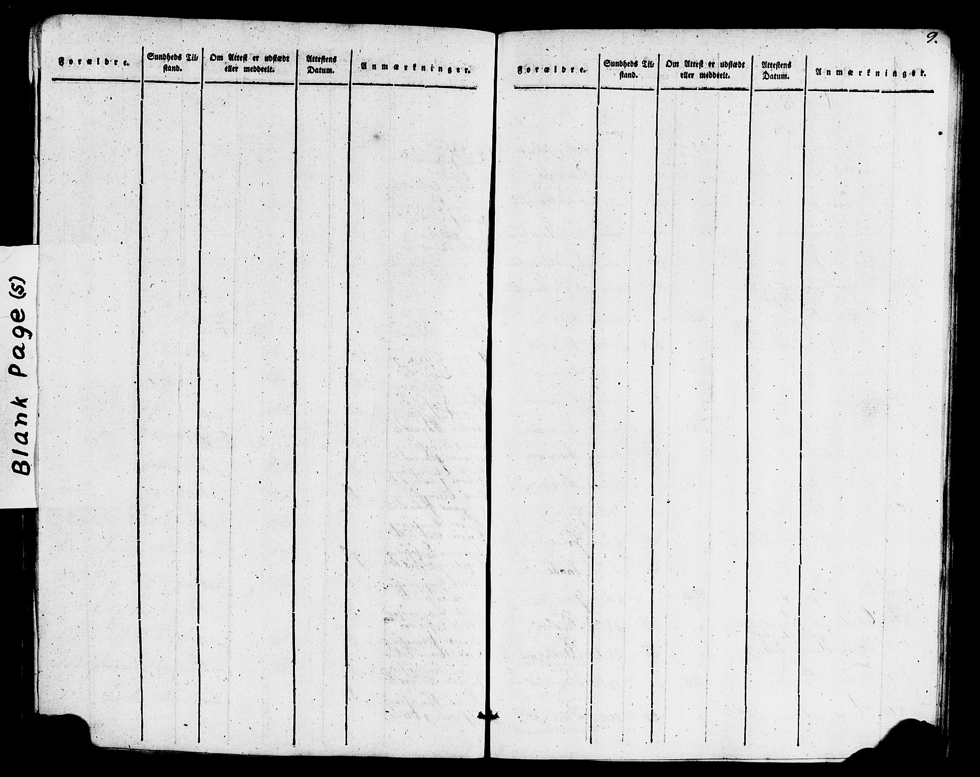 Gulen sokneprestembete, AV/SAB-A-80201/H/Haa/Haaa/L0026: Parish register (official) no. A 26, 1826-1842, p. 9