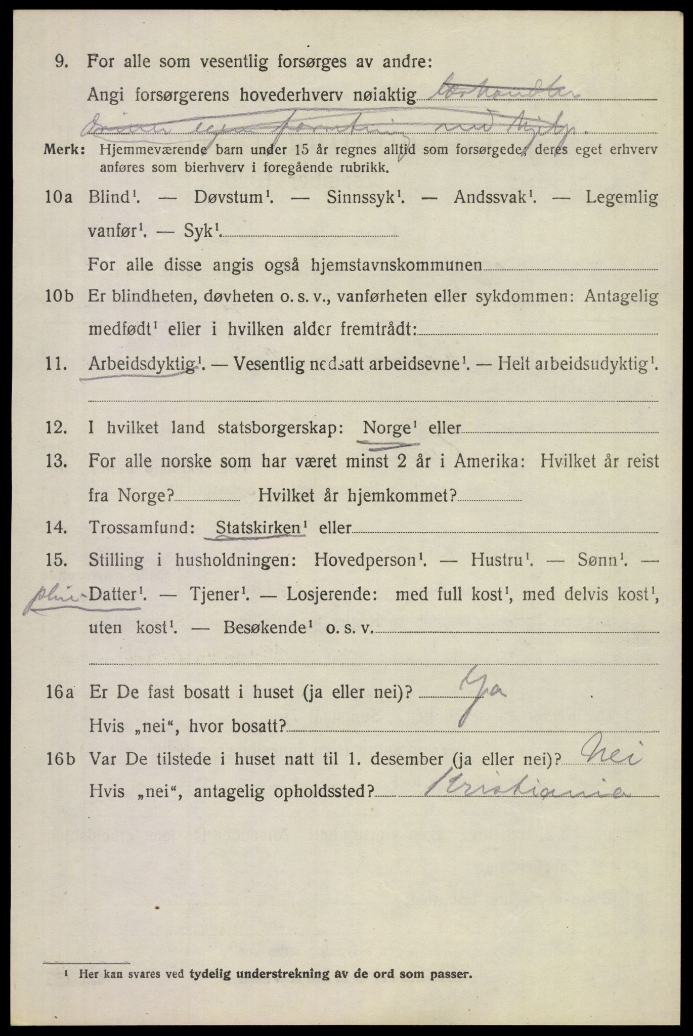 SAKO, 1920 census for Borre, 1920, p. 4191