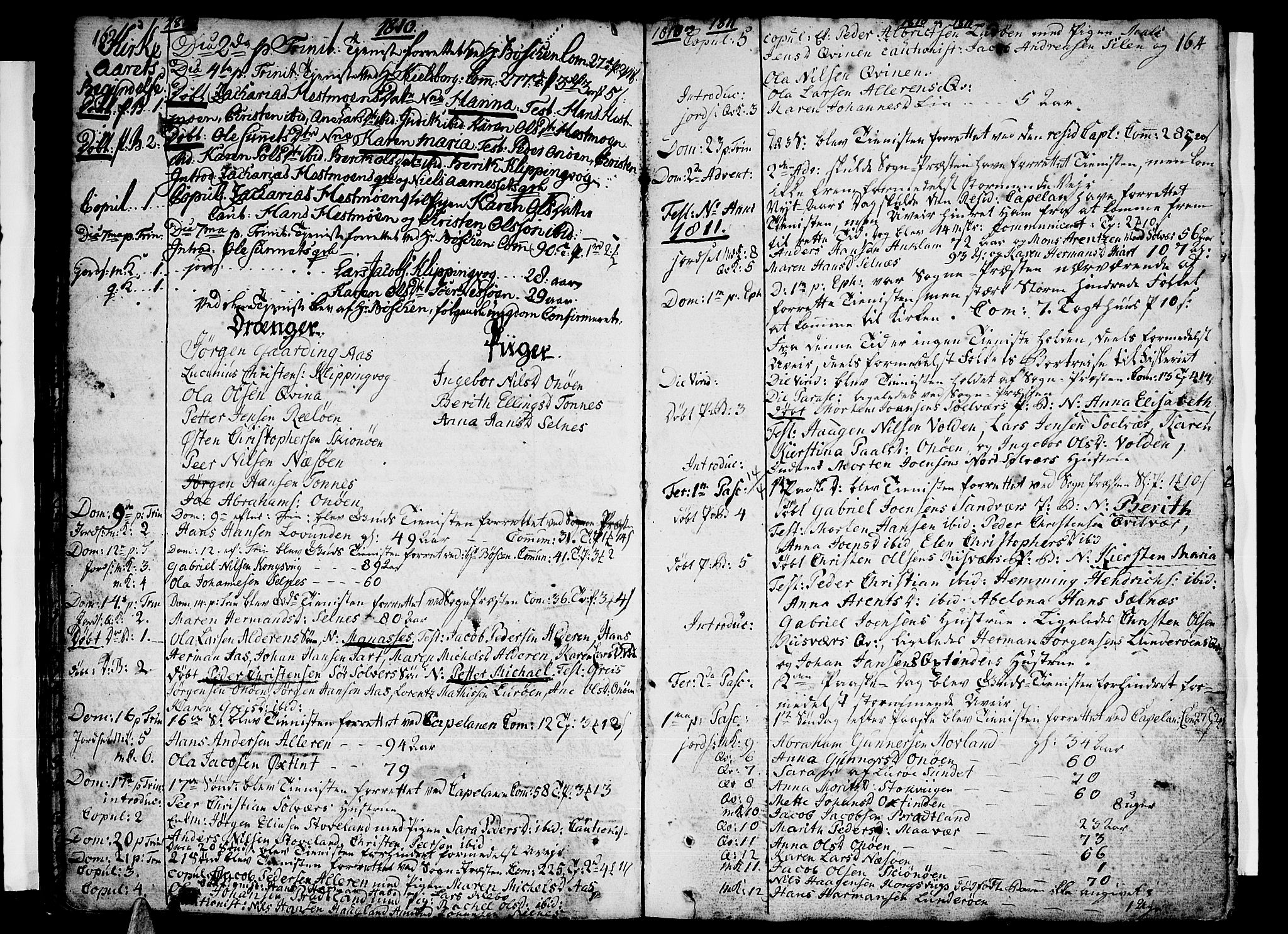 Ministerialprotokoller, klokkerbøker og fødselsregistre - Nordland, SAT/A-1459/839/L0563: Parish register (official) no. 839A01 /1, 1767-1824, p. 163-164