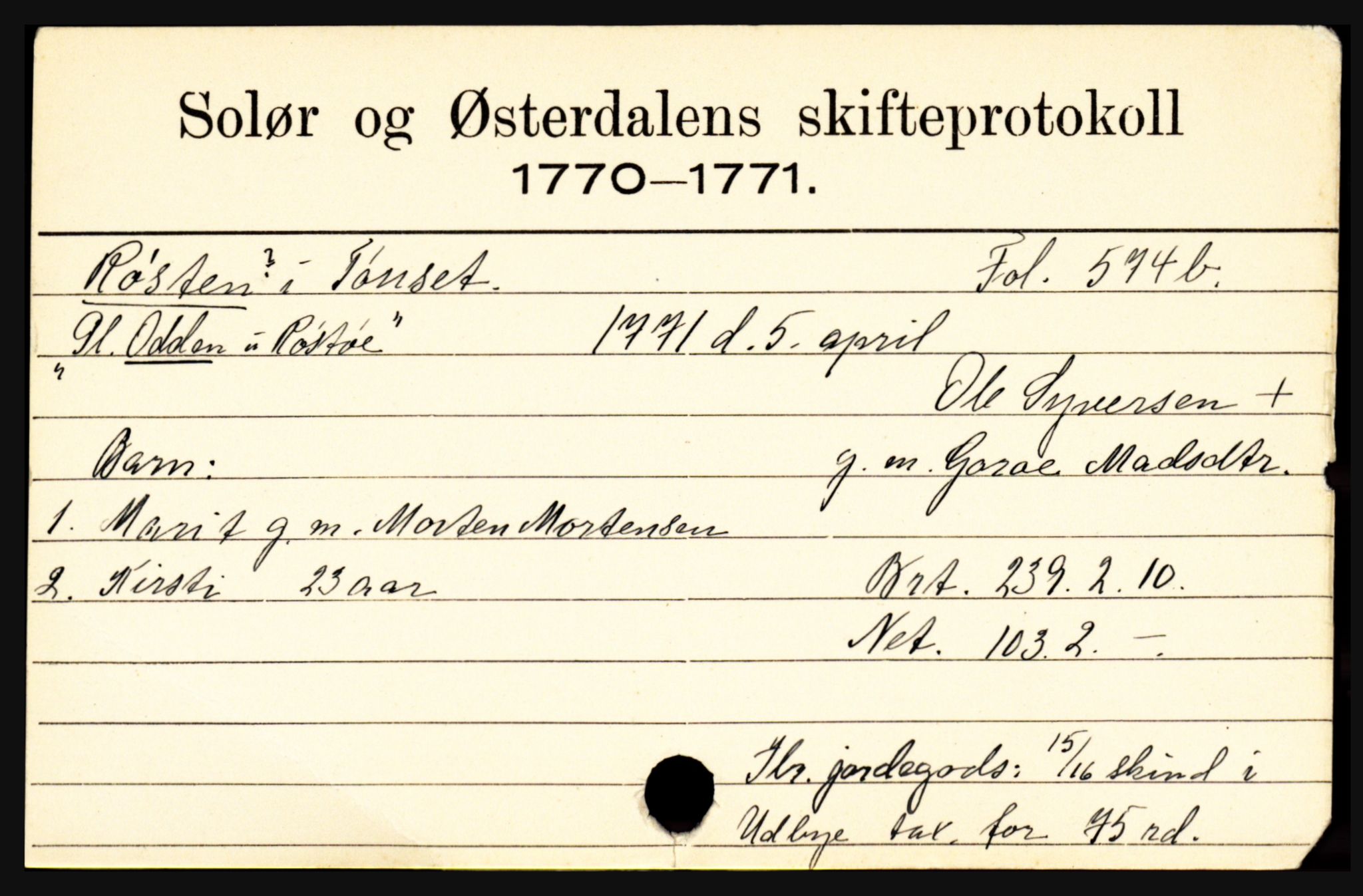 Solør og Østerdalen sorenskriveri, AV/SAH-TING-024/J, 1716-1774, p. 5035